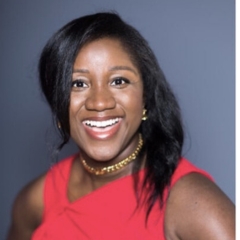 Portrait of Susan Oguche, former EVP and Chief Communications Officer for the Cleveland Cavaliers.