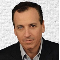 Portrait of Jeremy Pink, former CEO of SportsBroadcasting.