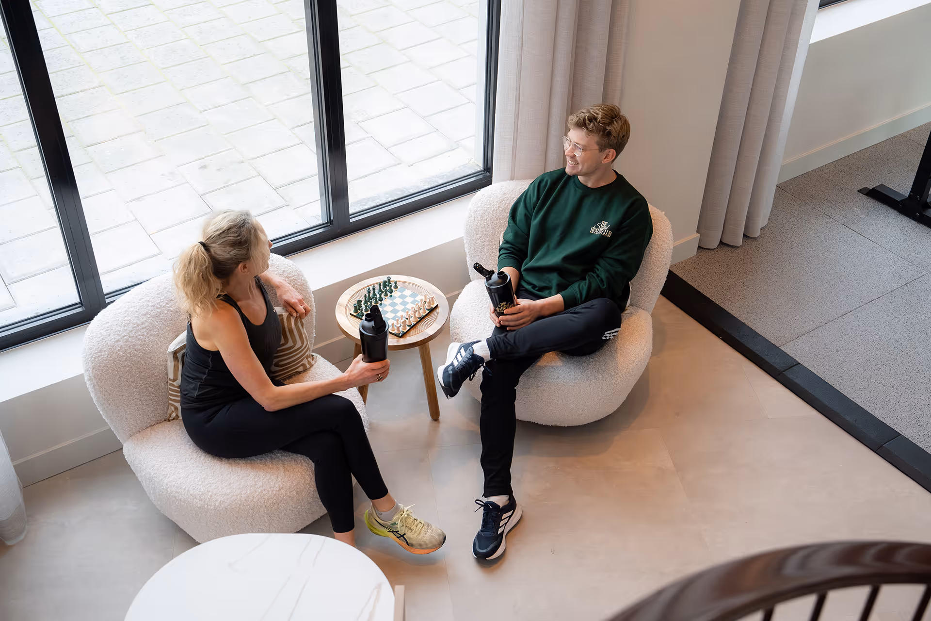 Sfeerbeeld van de trainingsruimte bij The Social Health Club Amsterdam