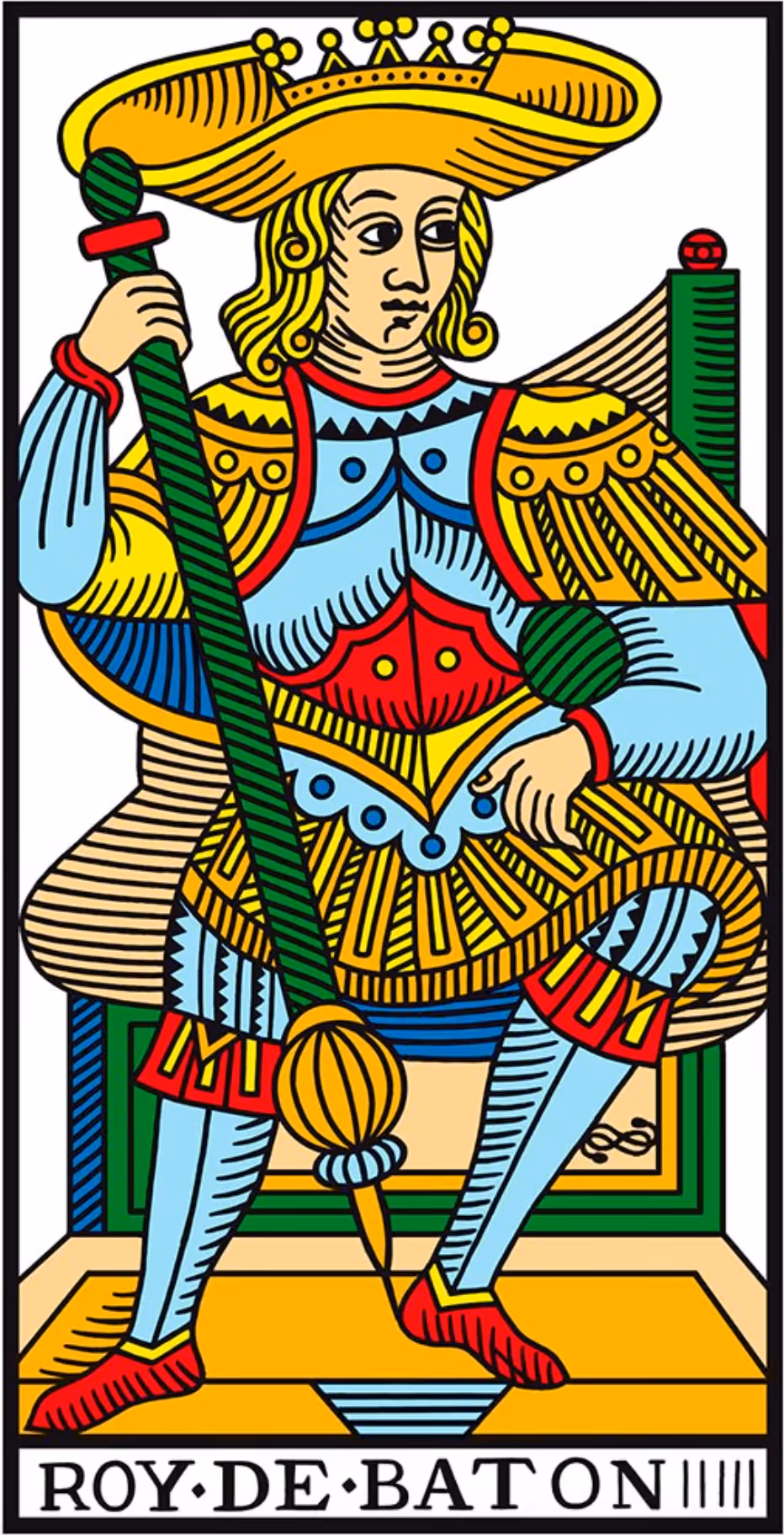 King of Wands / Prince of Wands tarot card from the Thoth deck