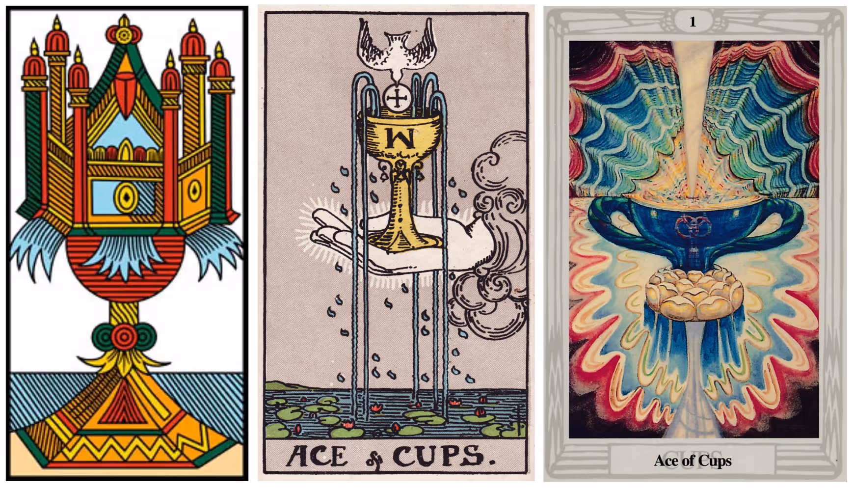 Ace of Cups (Tarot Triptych)