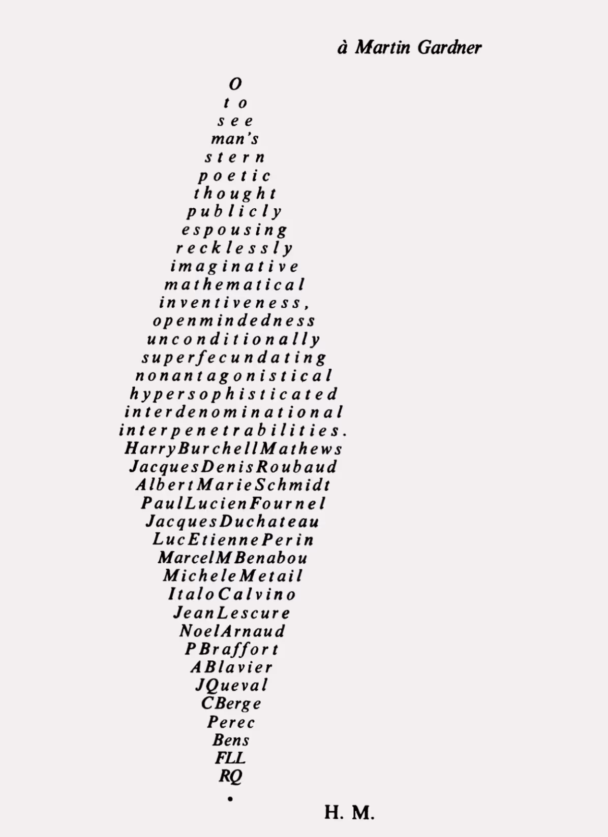Oulipo and The Creativity of Limitation