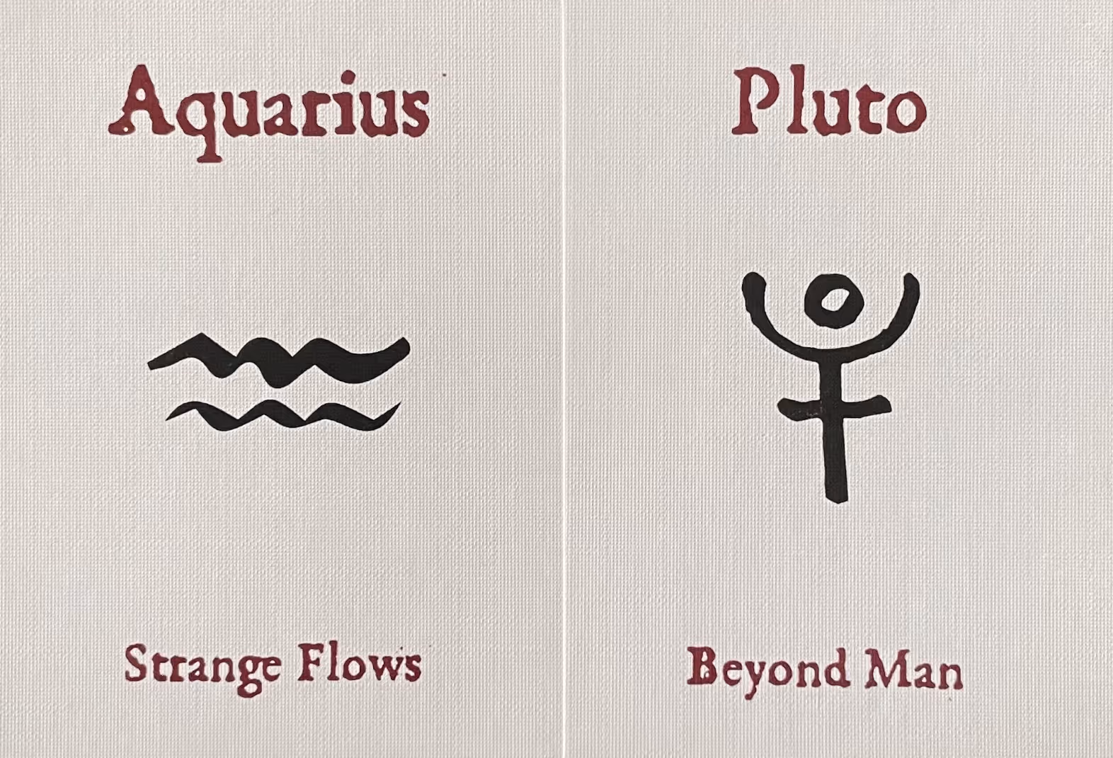 Pluto in Aquarius: Strange Flows Beyond Man