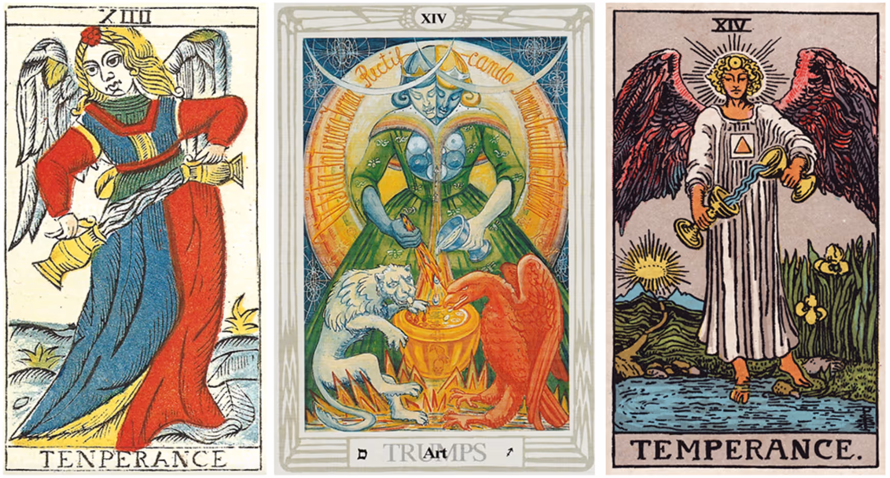 Temperance (Tarot Triptych)