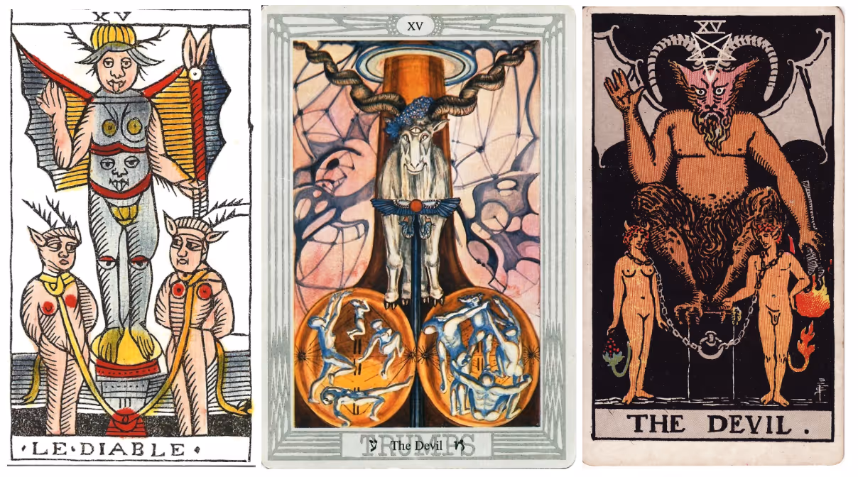 The Devil (Tarot Triptych)