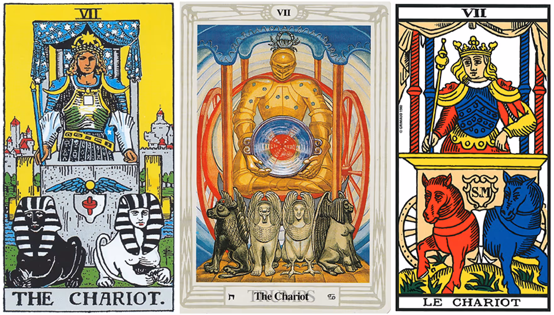 The Chariot (Tarot Triptych)