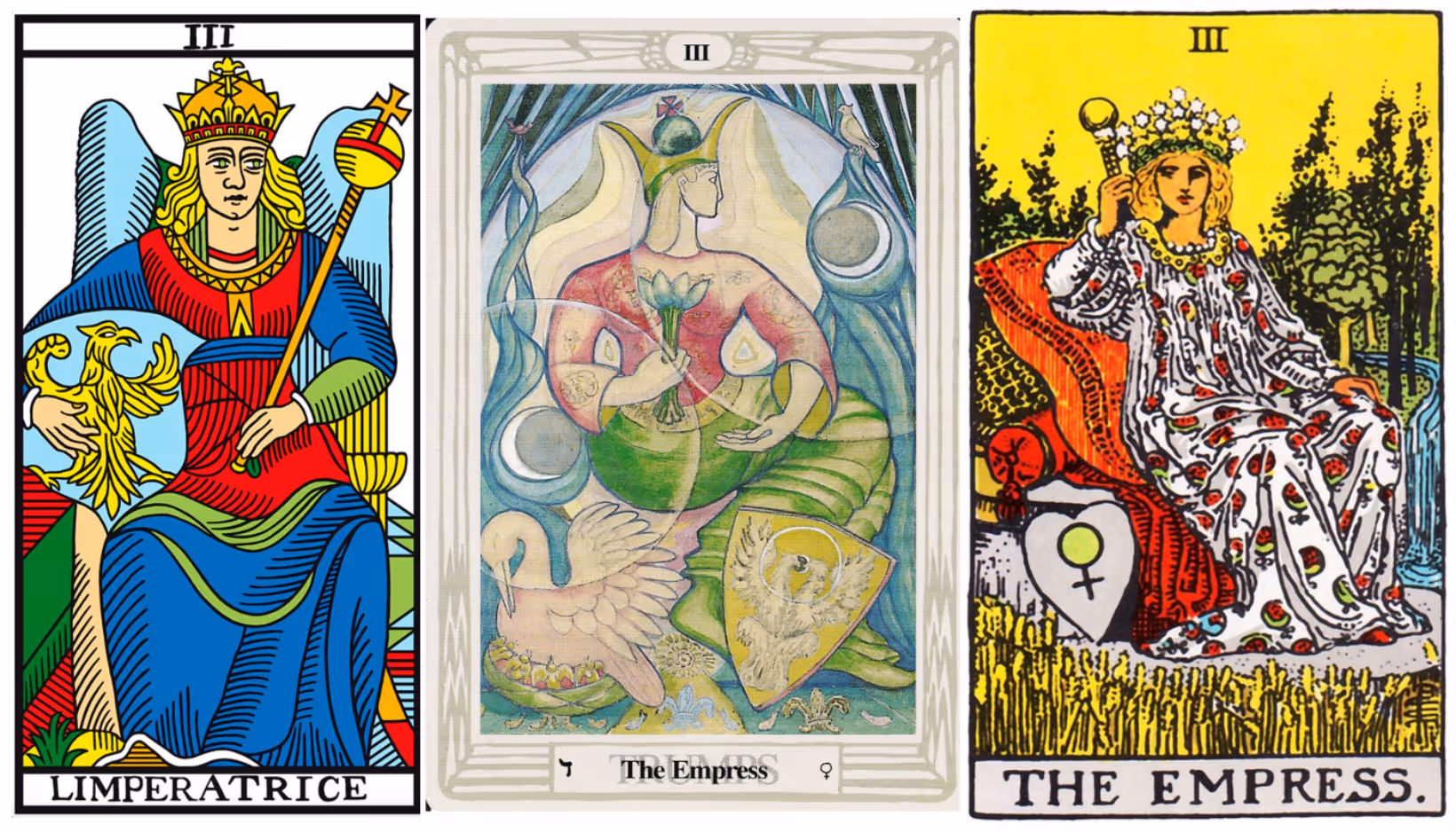 The Empress (Tarot Triptych)