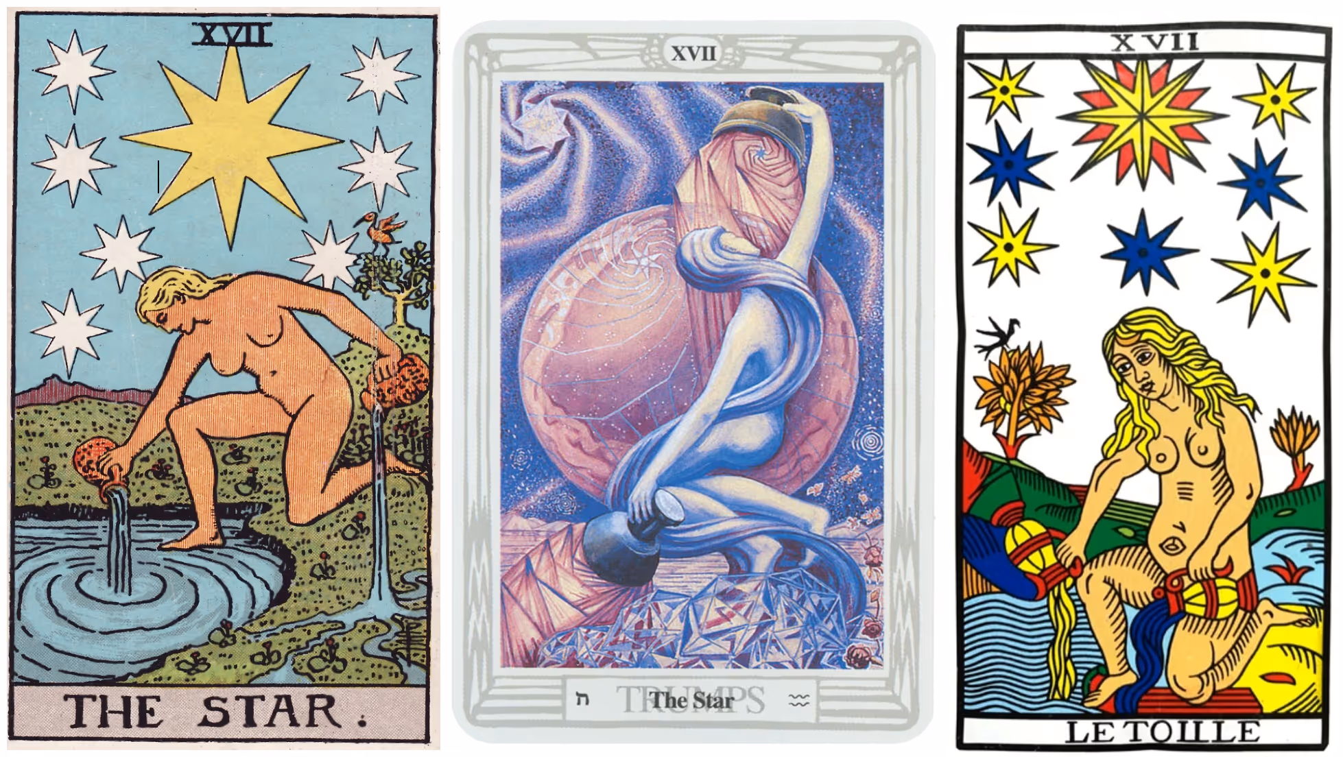 The Star (Tarot Triptych)
