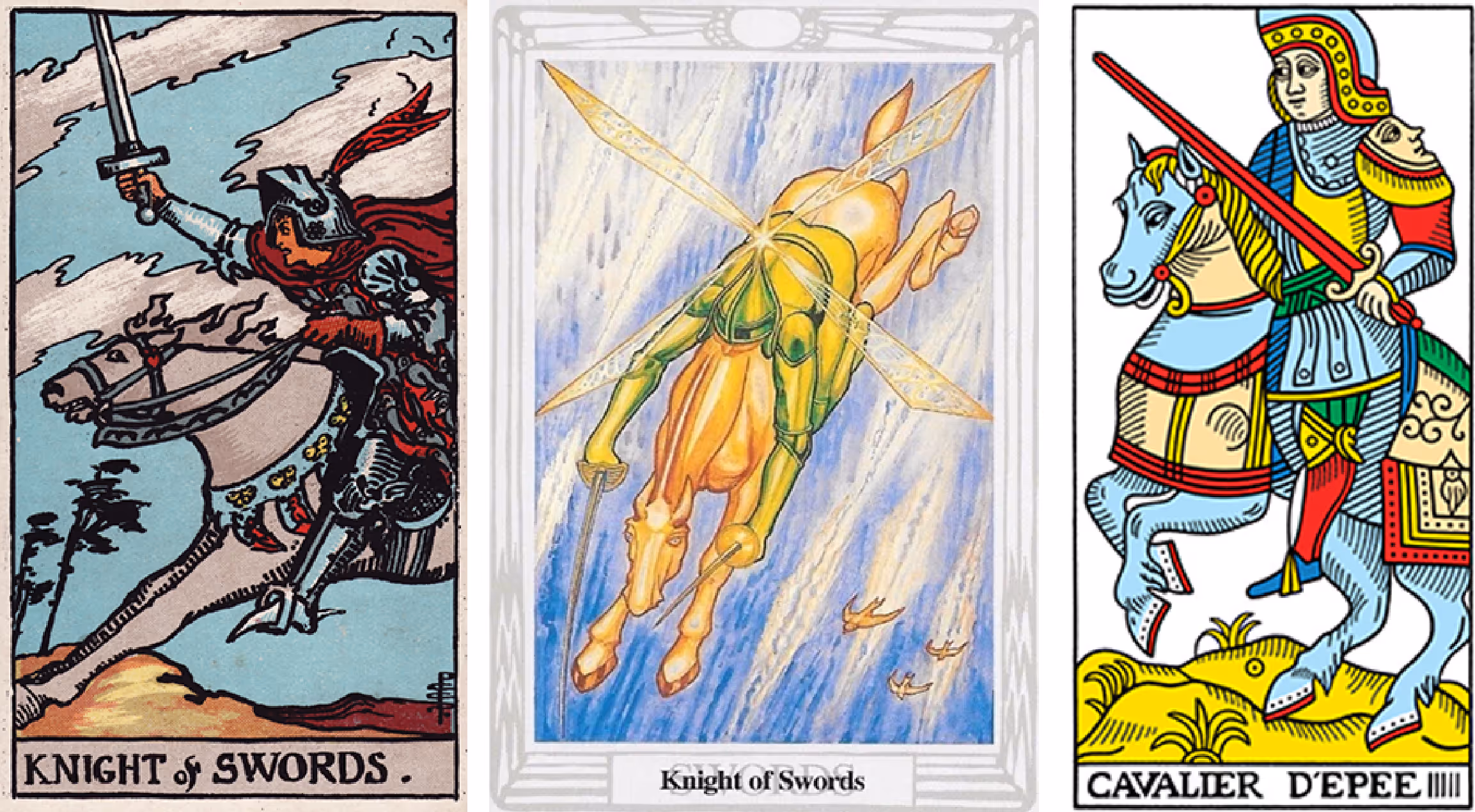 Knight of Swords (Tarot Triptych)