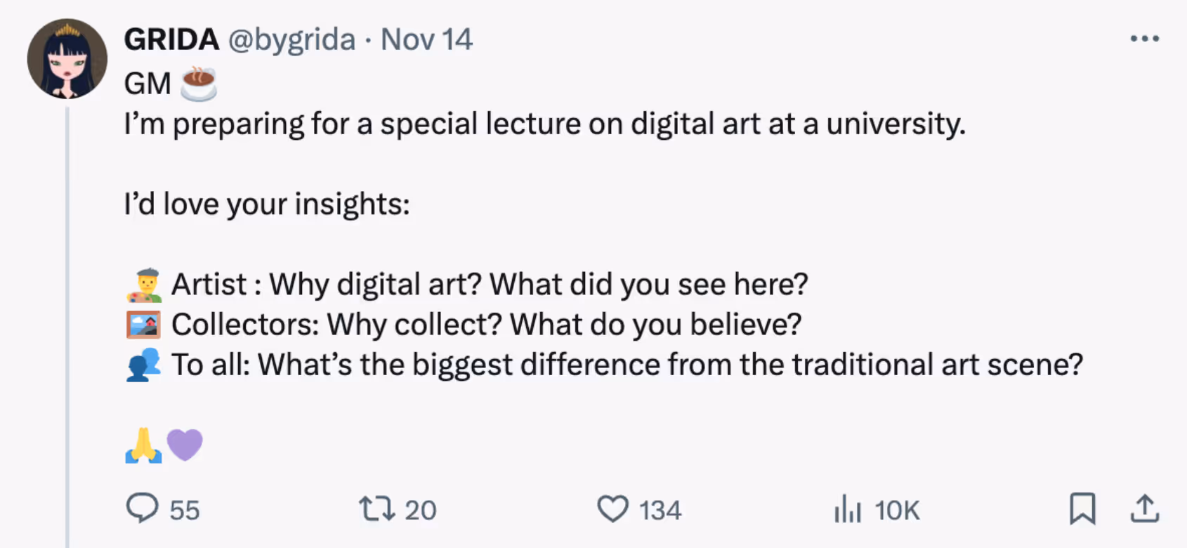 Why Collect Digital Art? What Do You Believe? (Gen Art)