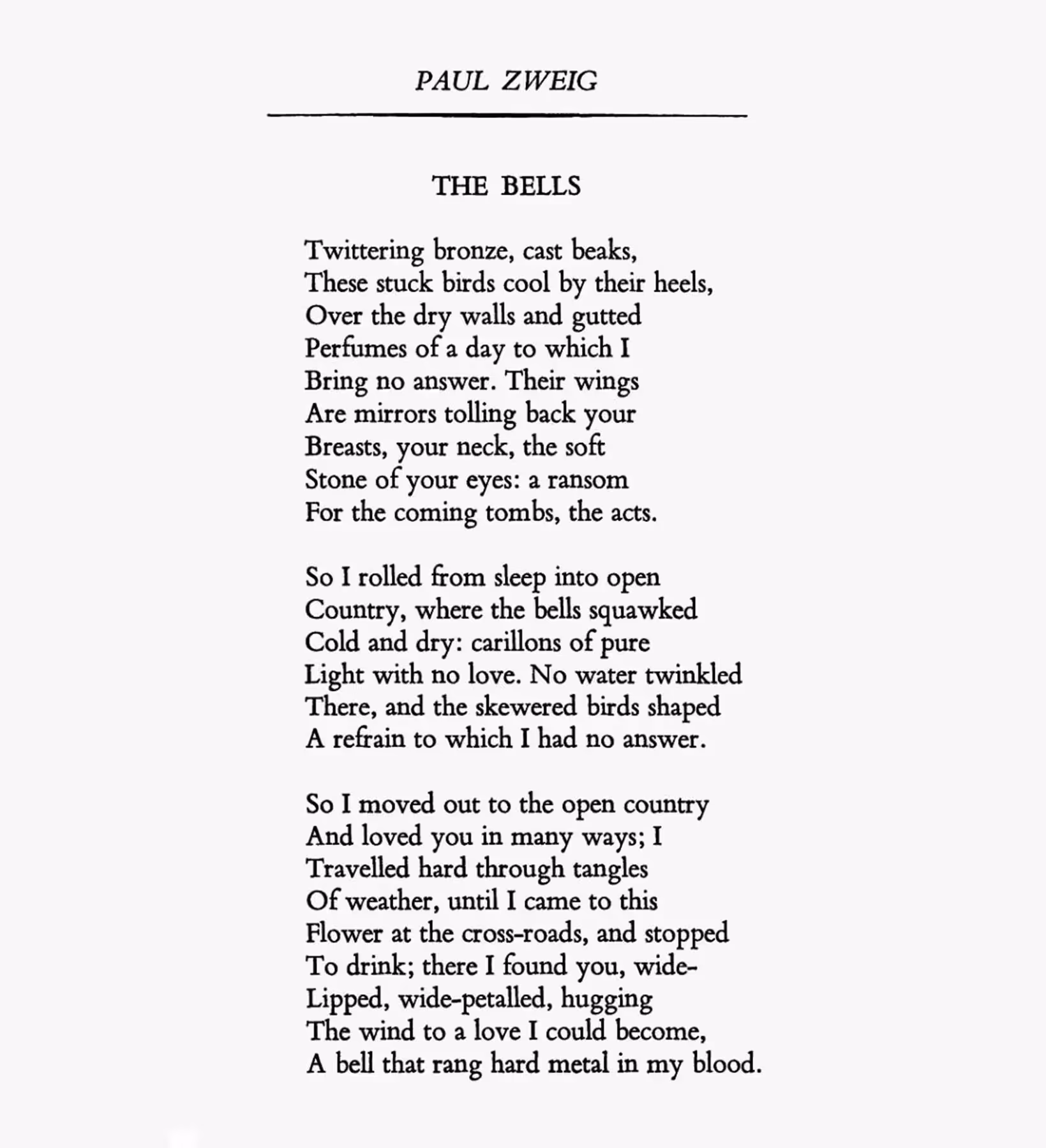 The Bells