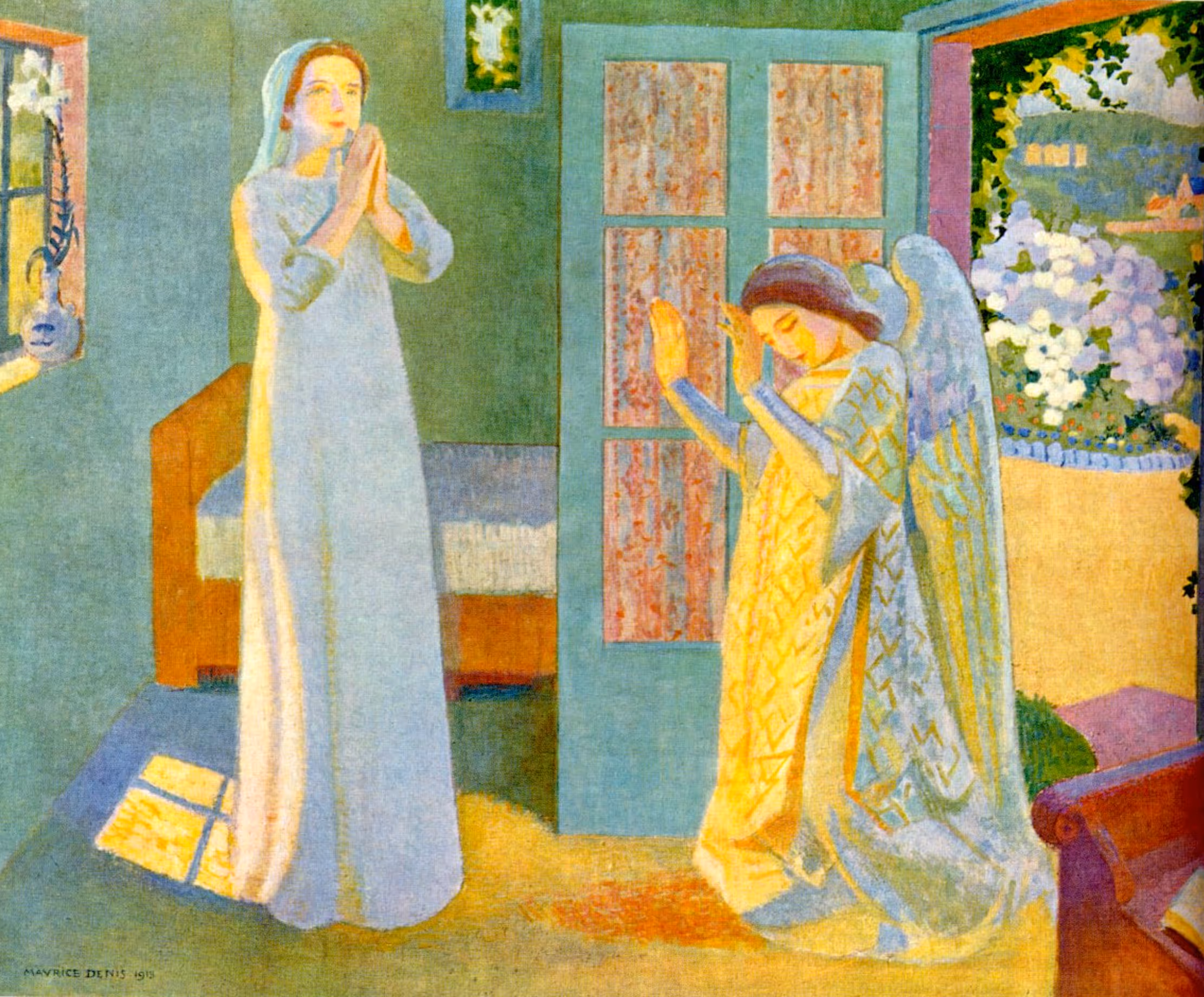 MAURICE DENIS, 1912. OIL ON CANVAS.