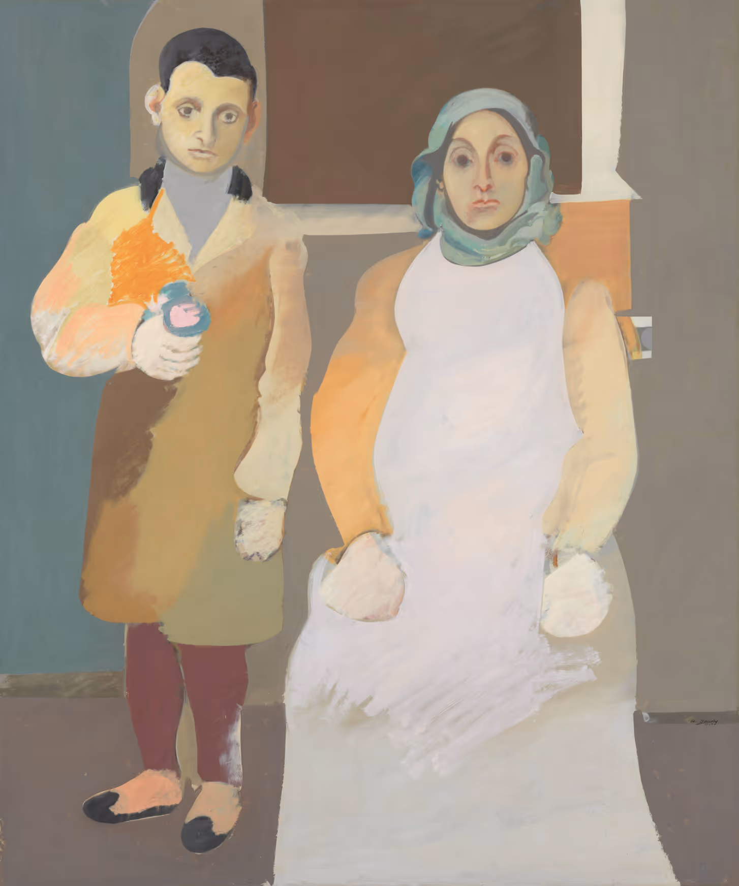 ARSHILE GORKY, c.1931. OIL ON CANVAS.