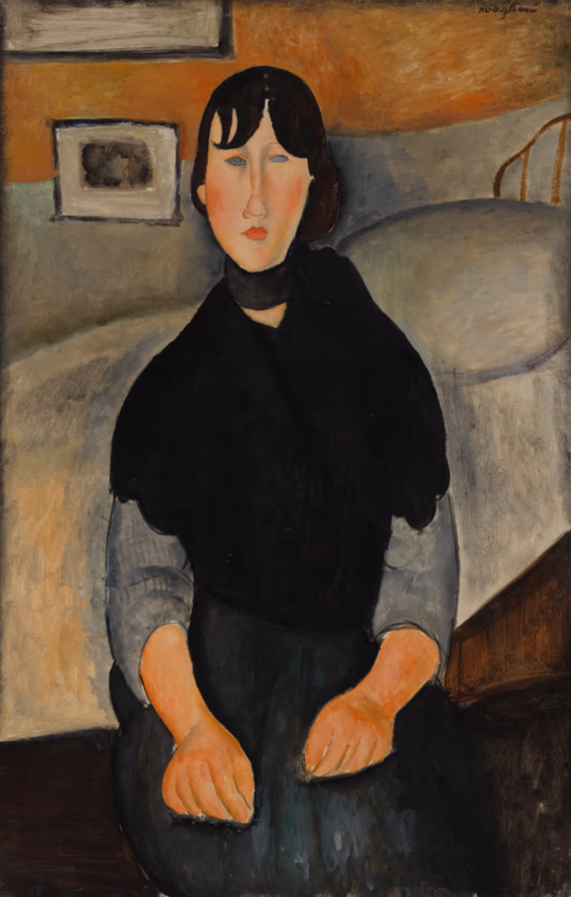 AMEDEO MODIGLIANI, 1918. OIL ON CANVAS.