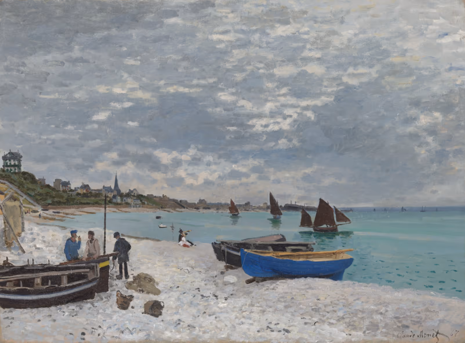 CLAUDE MONET, 1867. OIL ON CANVAS.