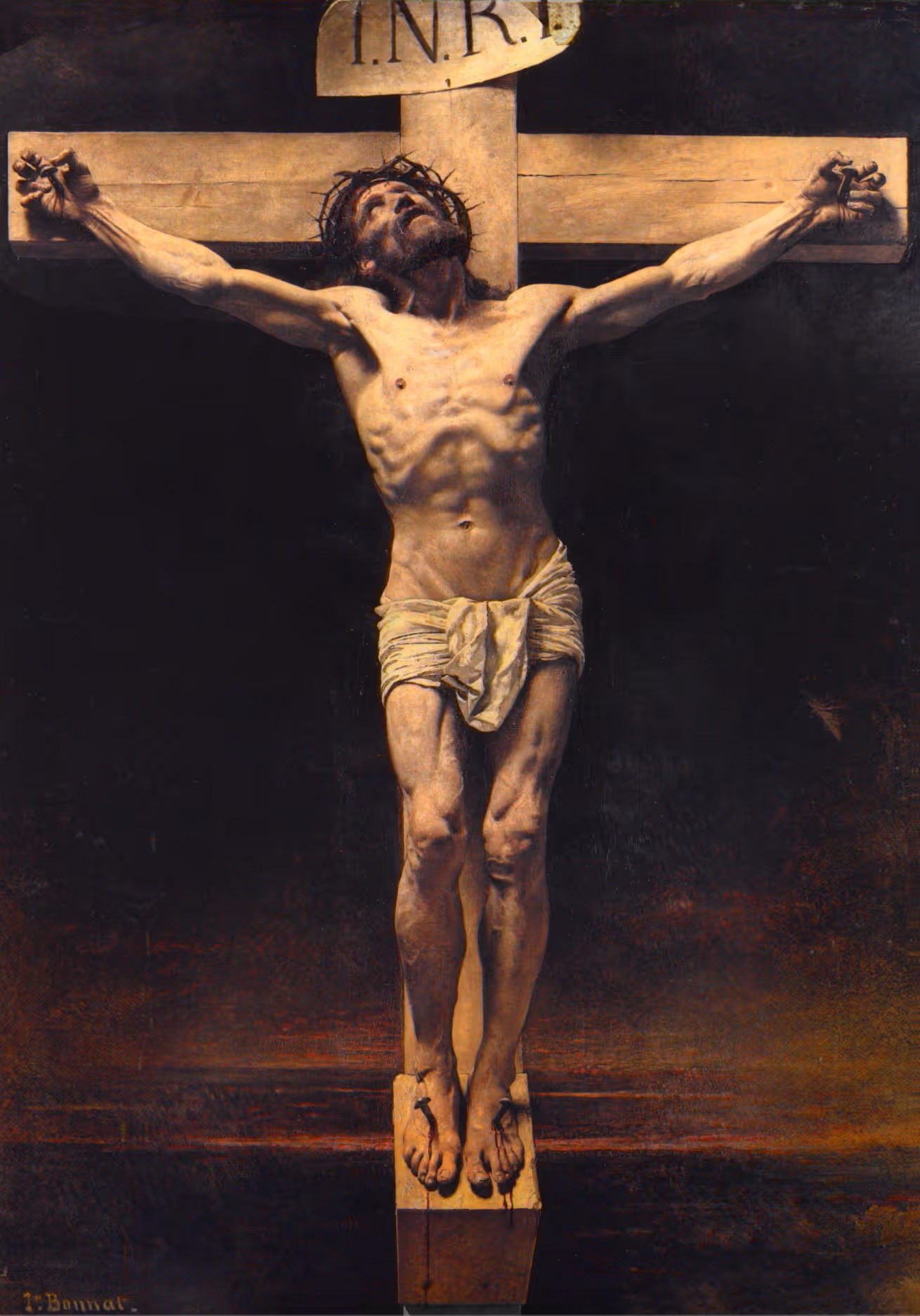 LÉON BONNAT, c1874. OIL ON CANVAS.
