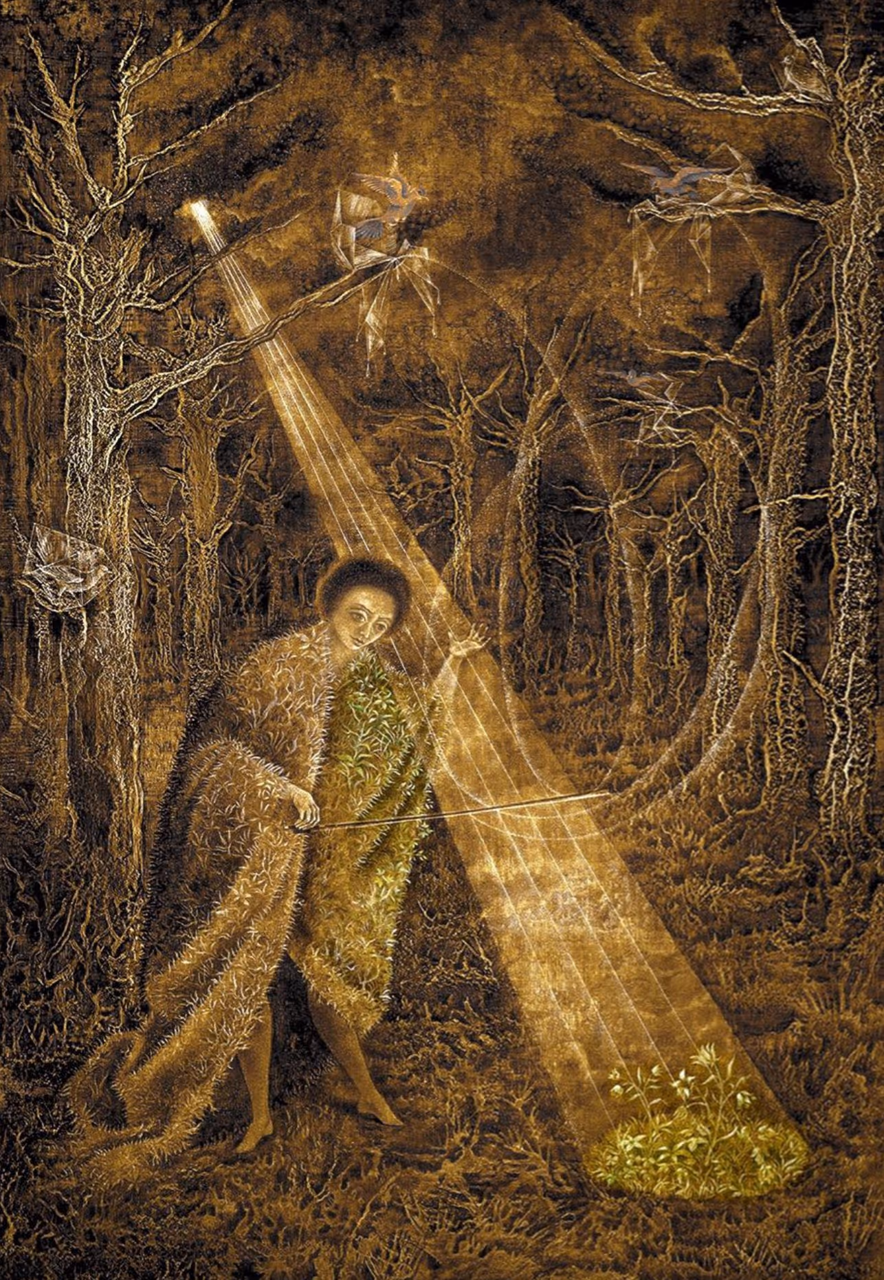 REMEDIOS VARO, 1955. OIL ON CANVAS.