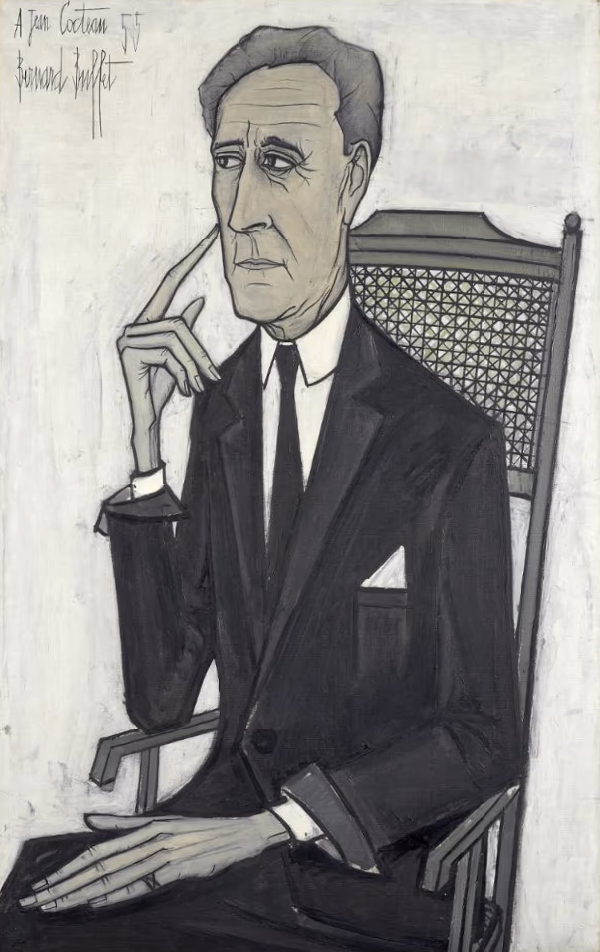 BERNARD BUFFET, 1955. OIL ON CANVAS.