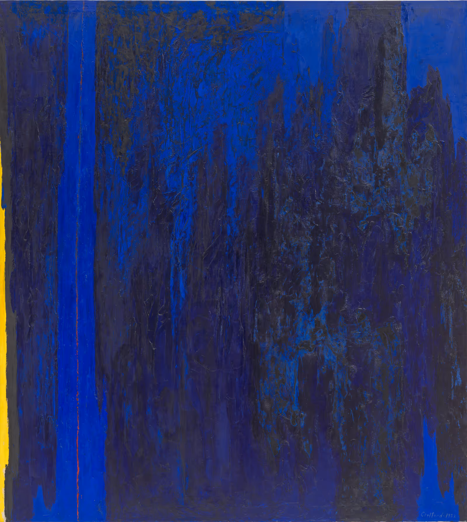 CLYFFORD STILL, 1952. OIL ON CANVAS.