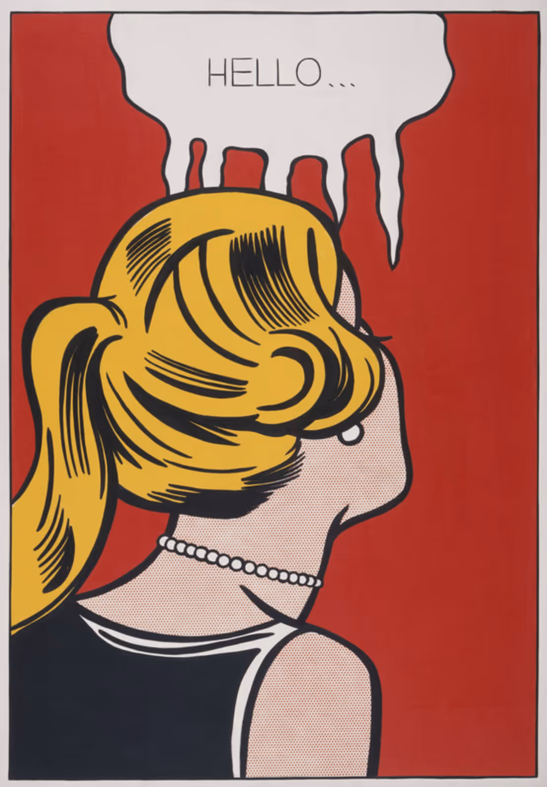 ROY LICHTENSTEIN, 1963. OIL AND MAGNA ON CANVAS.