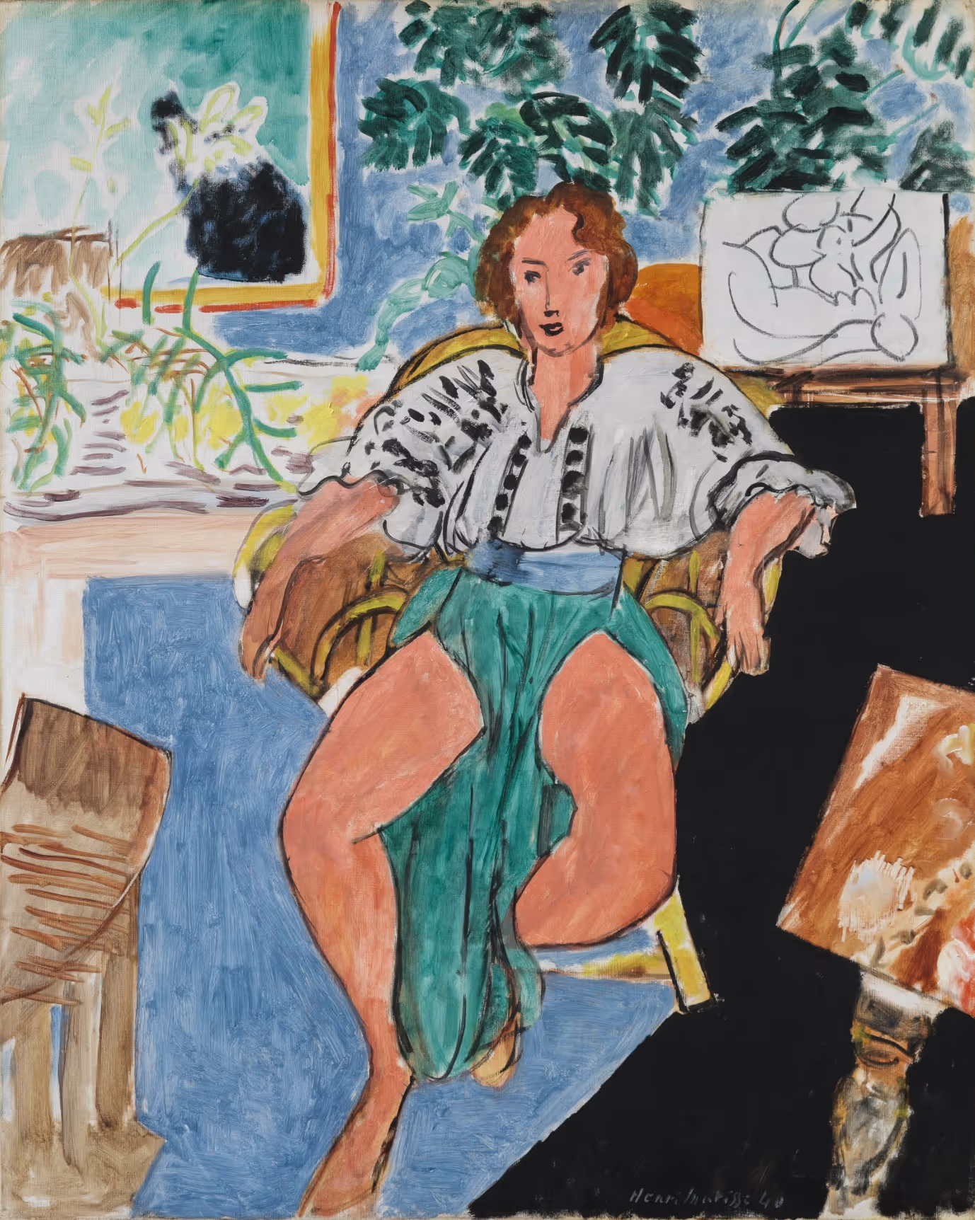 HENRI MATISSE, 1940. OIL ON CANVAS.