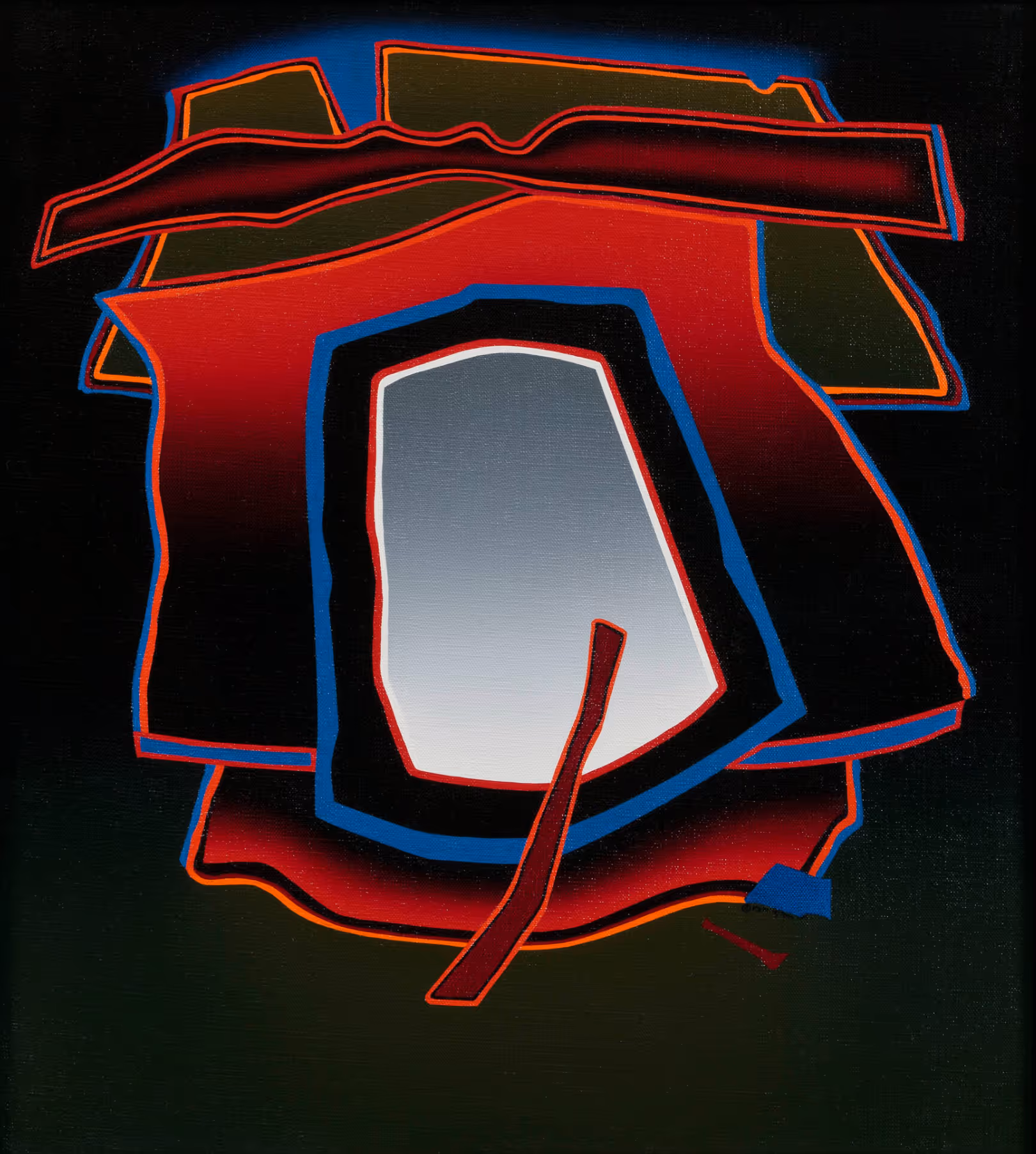 DEBORAH WILLIAMS REMINGTON, 1977. OIL ON CANVAS.