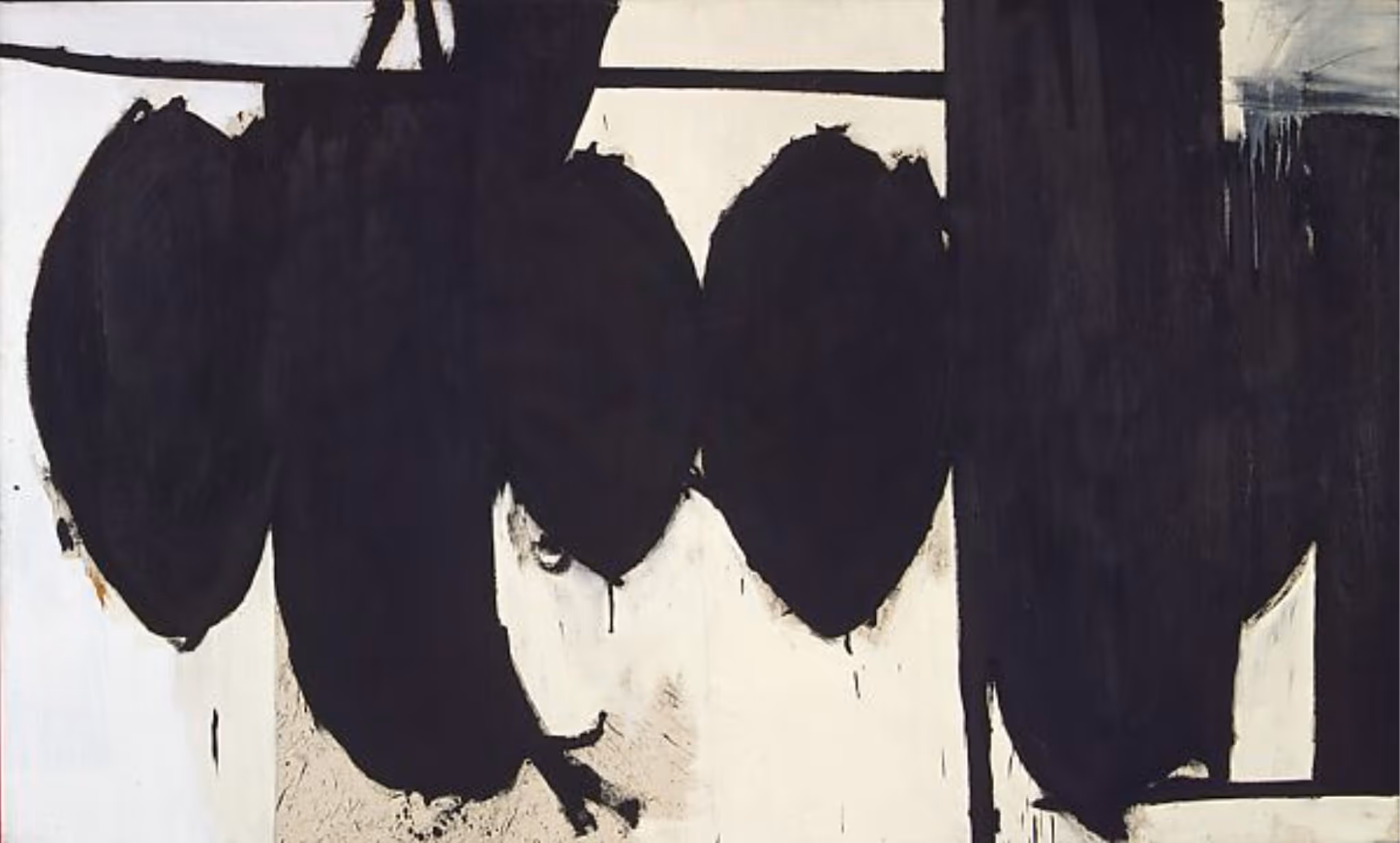 ROBERT MOTHERWELL, 1961. OIL ON CANVAS.