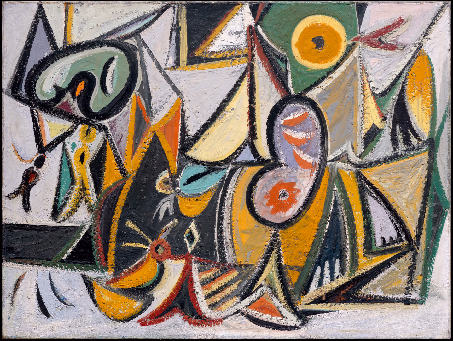ARSHILE GORKY, 1938. OIL ON CANVAS.