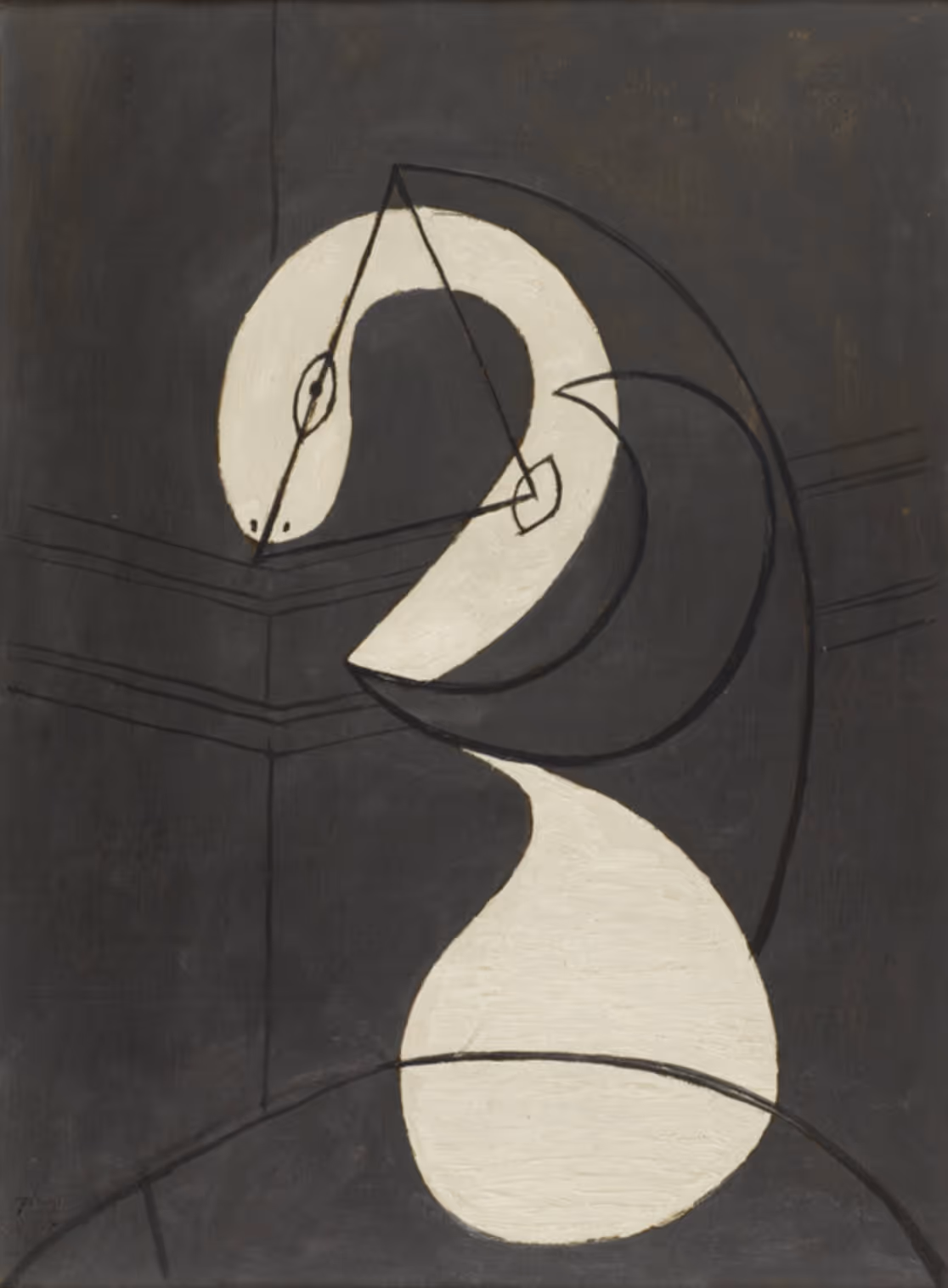 PABLO PICASSO, 1930. OIL ON WOOD.