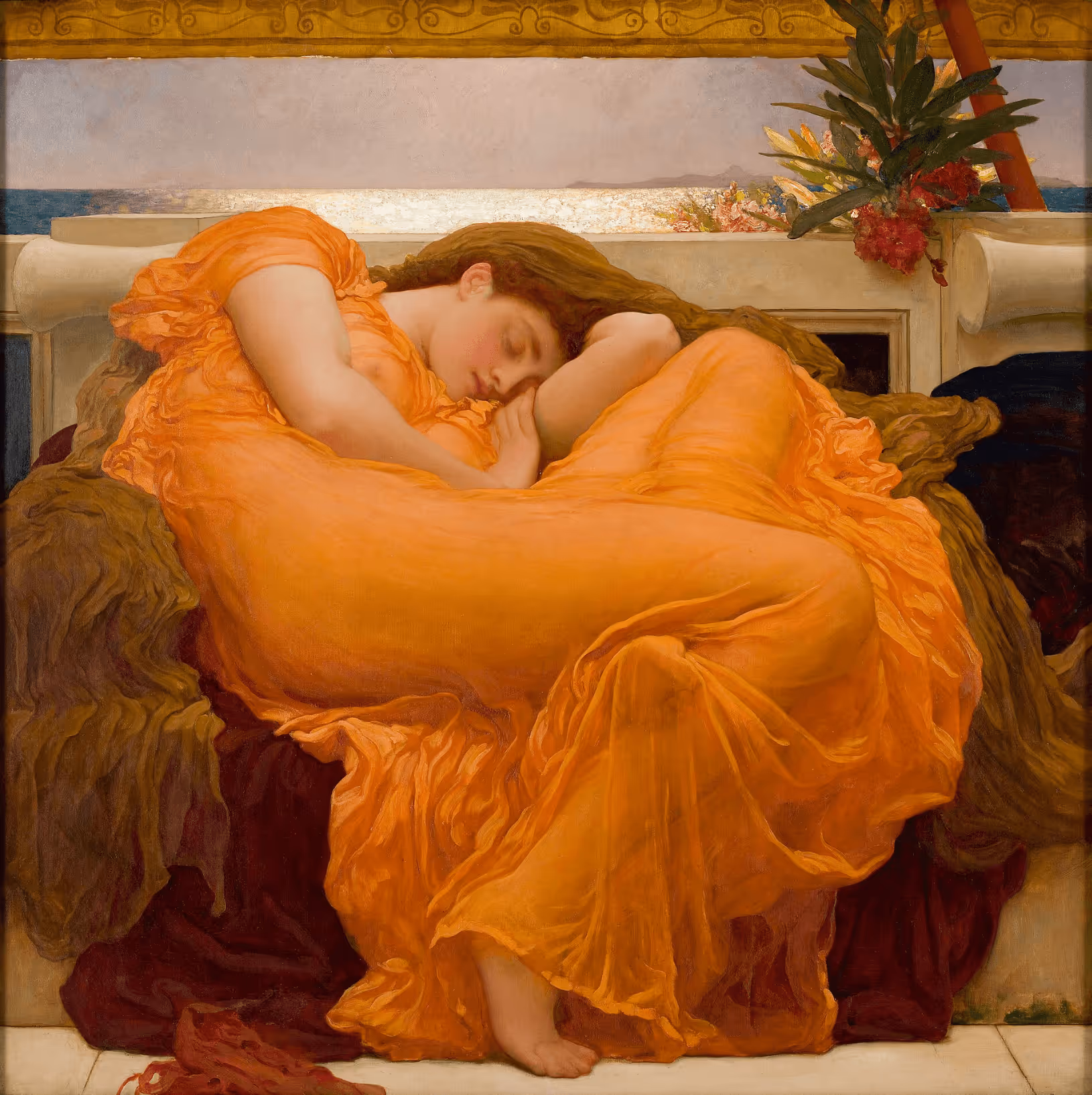 SIR FREDERIC LEIGHTON, 1895