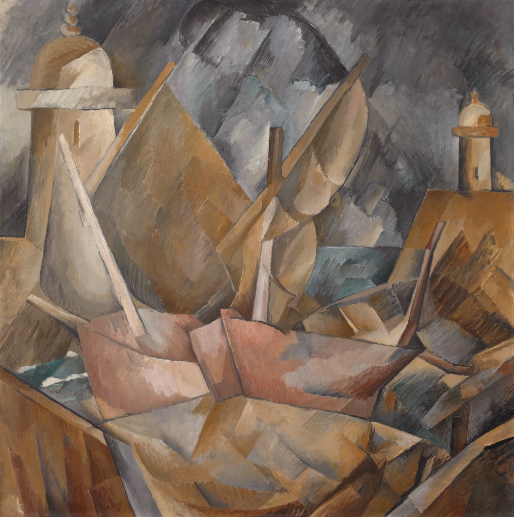 GEORGES BRAQUE, 1909. OIL ON CANVAS.
