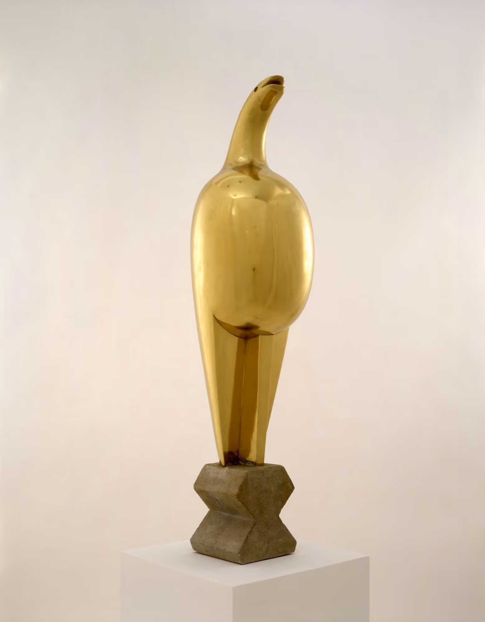 CONSTANTIN BRANCUSI, c.1919. BRONZE, STONE, AND WOOD.