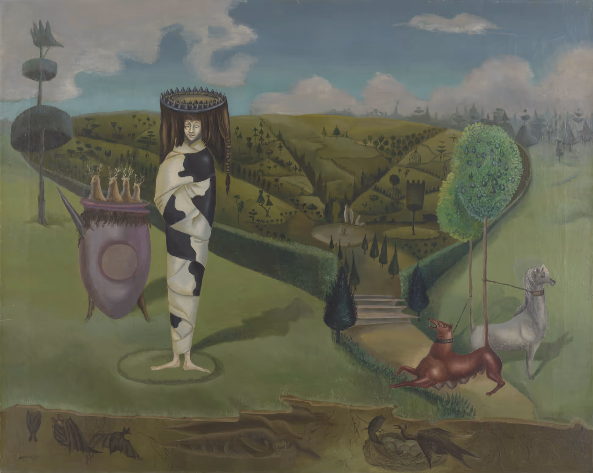 LEONORA CARRINGTON, 1942. OIL ON CANVAS.