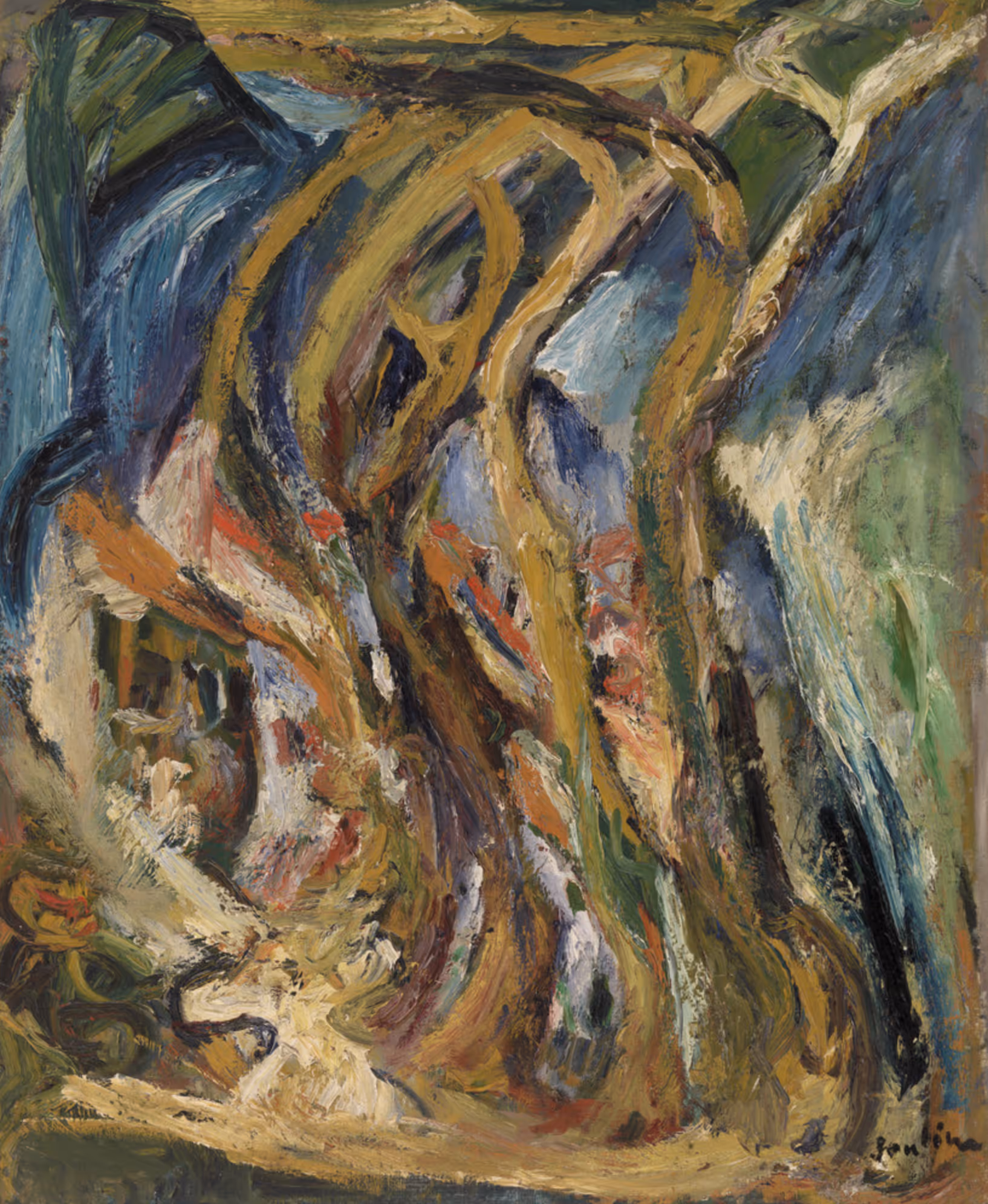 CHAIM SOUTINE, c.1922. OIL ON CANVAS.