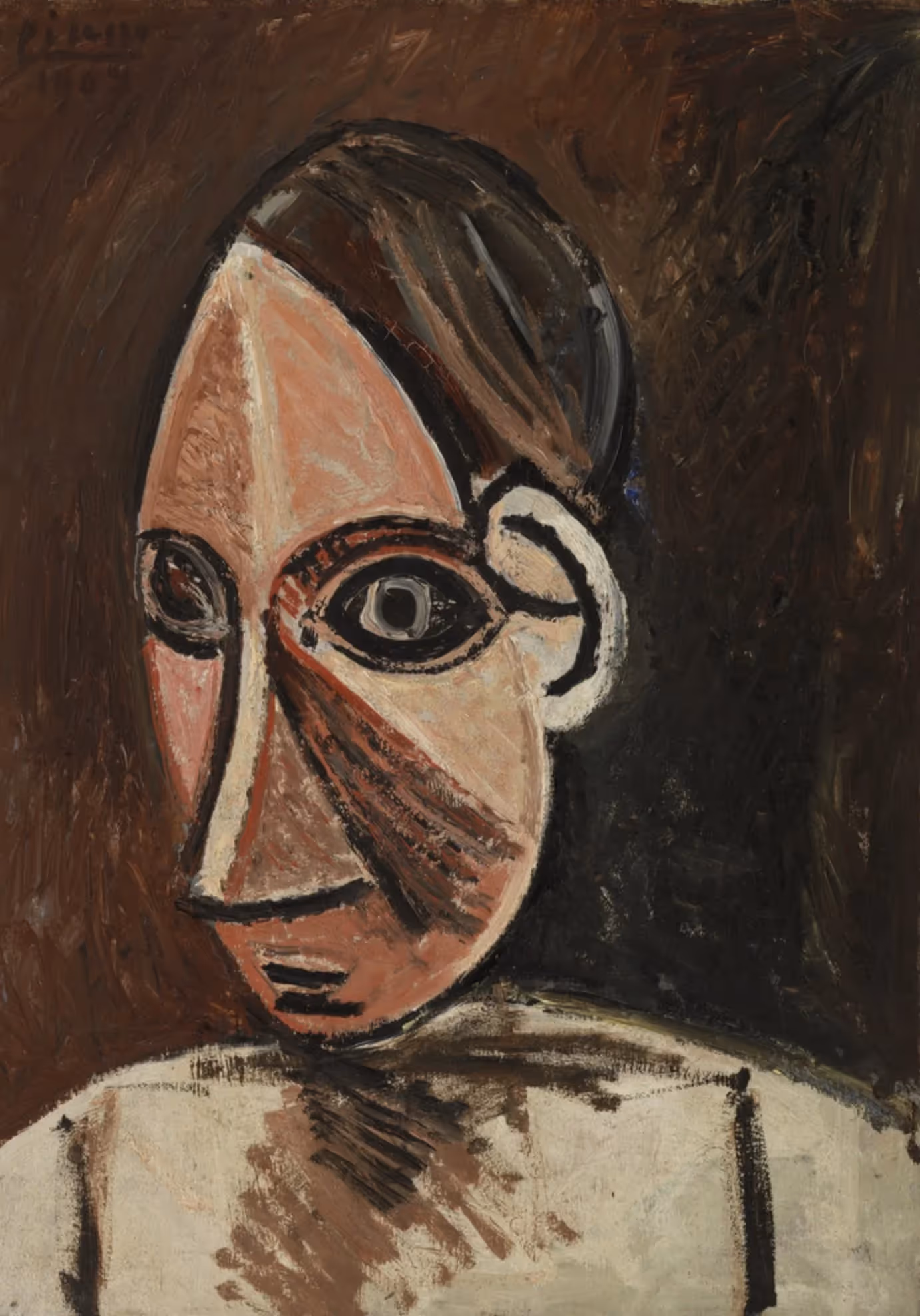 PABLO PICASSO, 1907. OIL ON CANVAS.