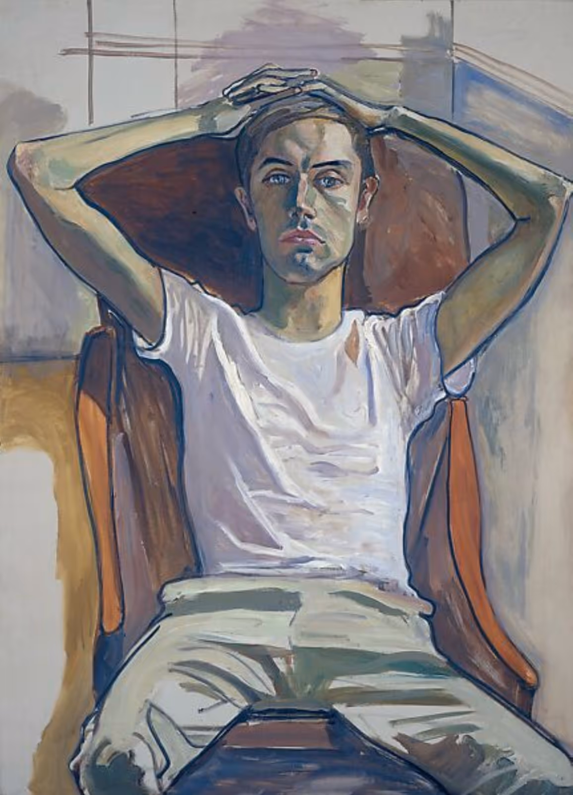 ALICE NEEL, 1966. OIL ON CANVAS.