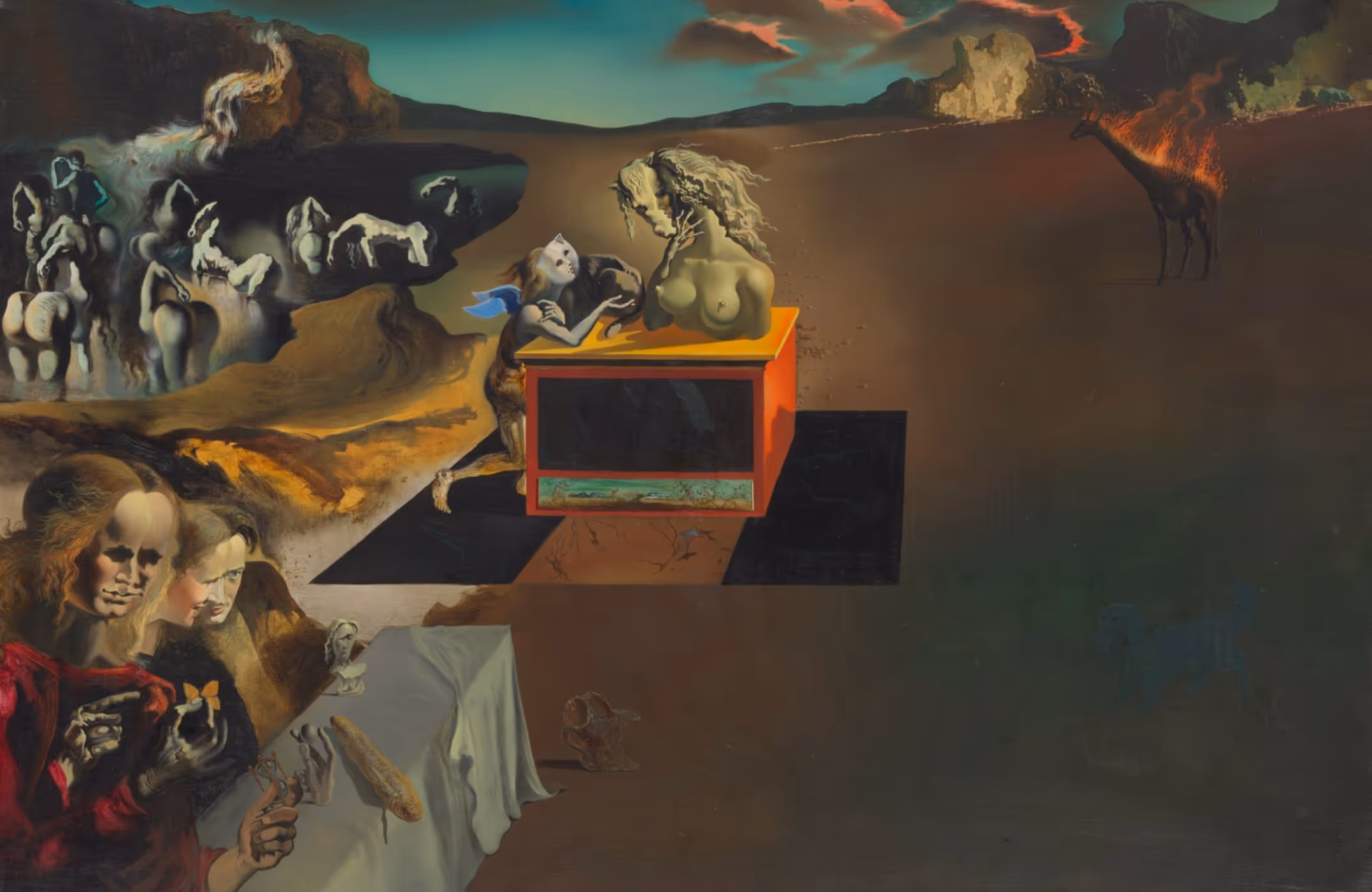 SALVADOR DALÍ, 1937. OIL ON CANVAS.