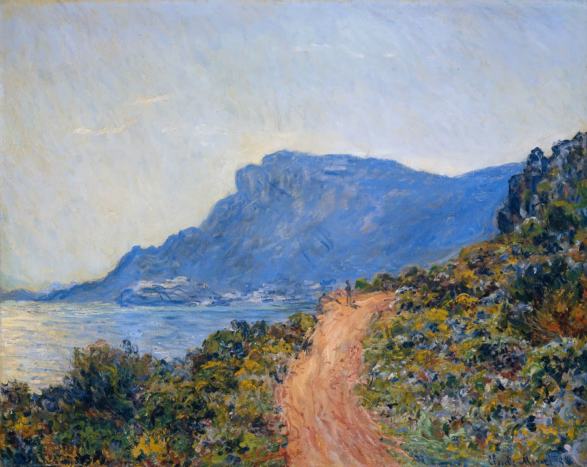 CLAUDE MONET, 1884. OIL ON CANVAS.