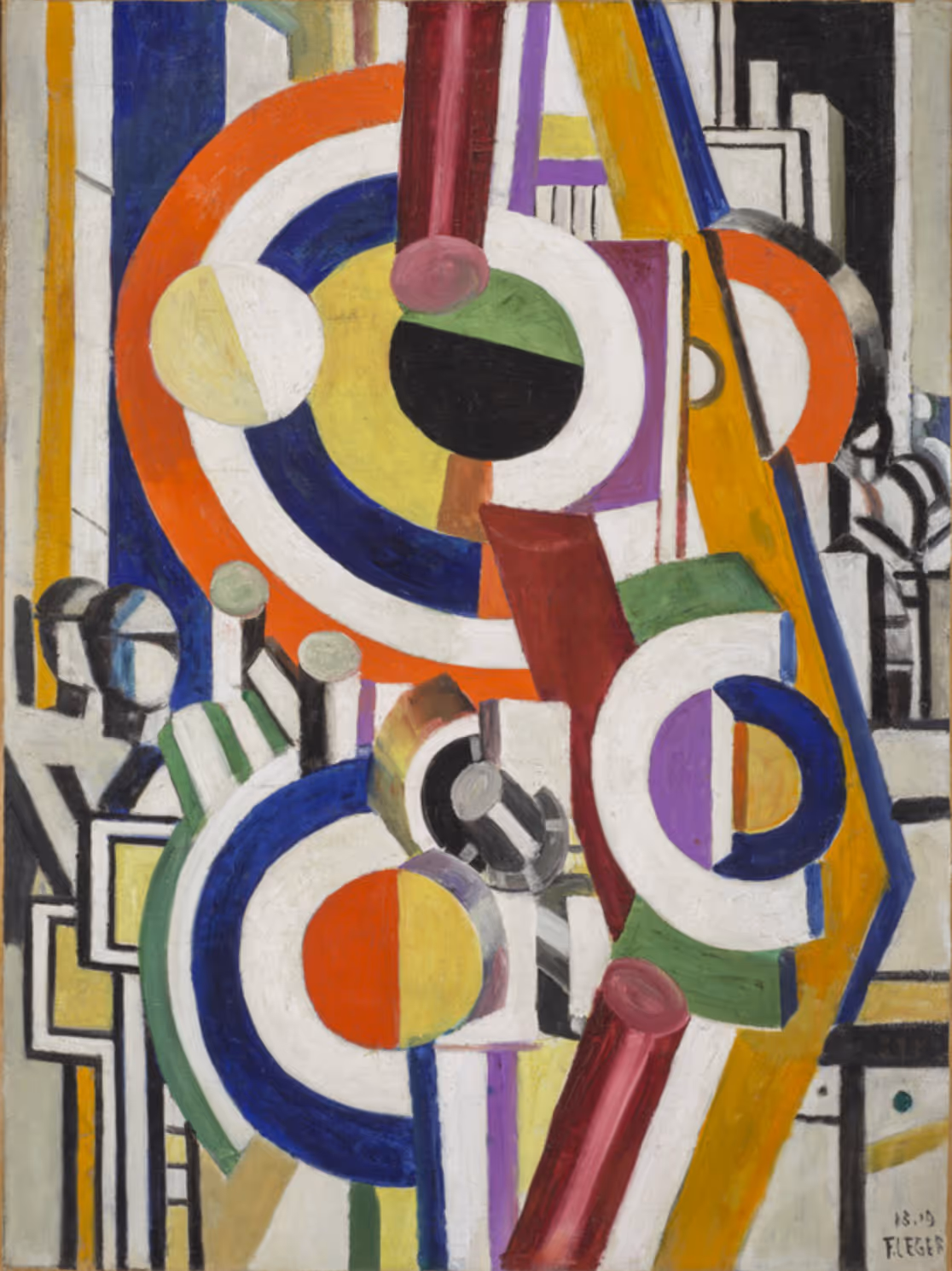 FERNAND LÉGER, 1918. OIL ON CANVAS.