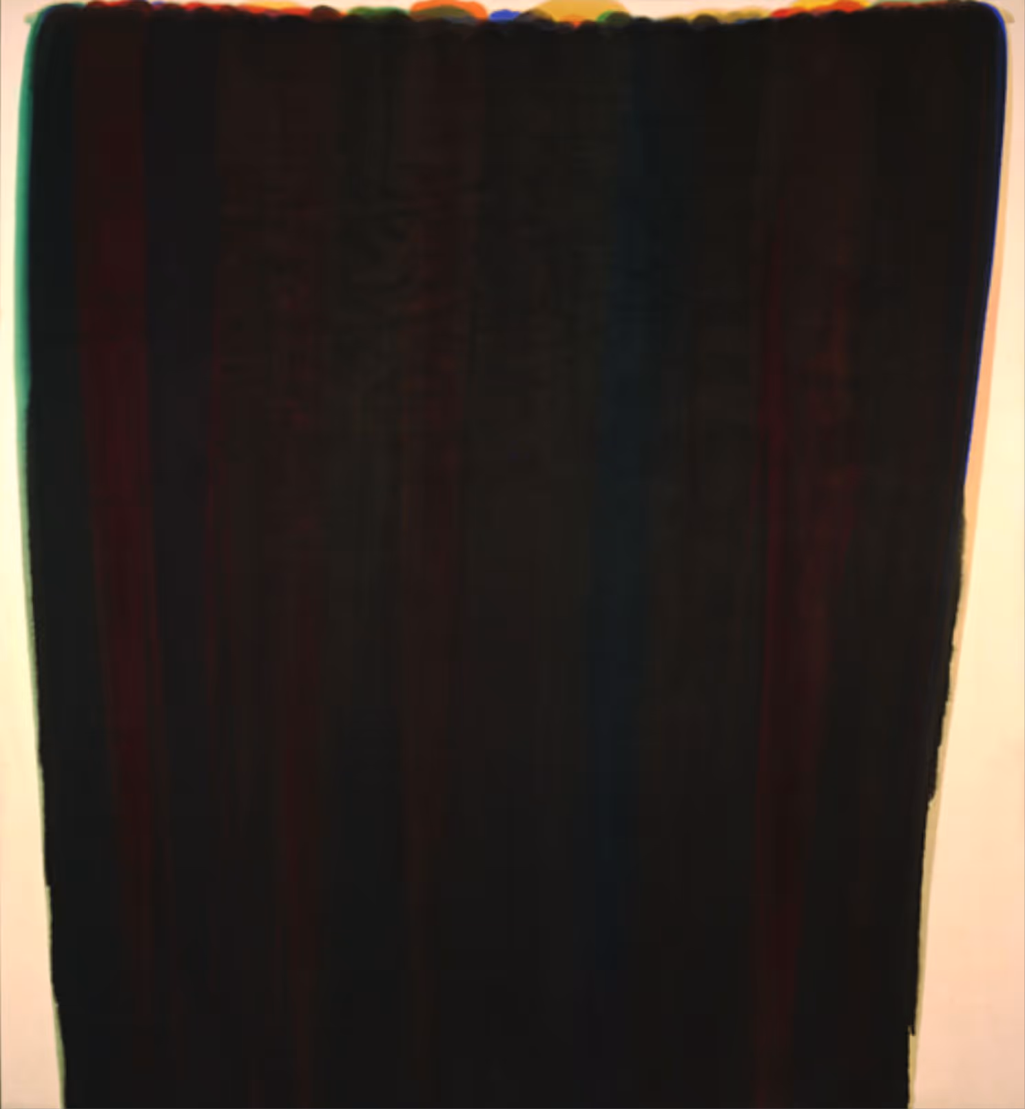 MORRIS LOUISE, 1959. ACRYLIC RESIN ON CANVAS.
