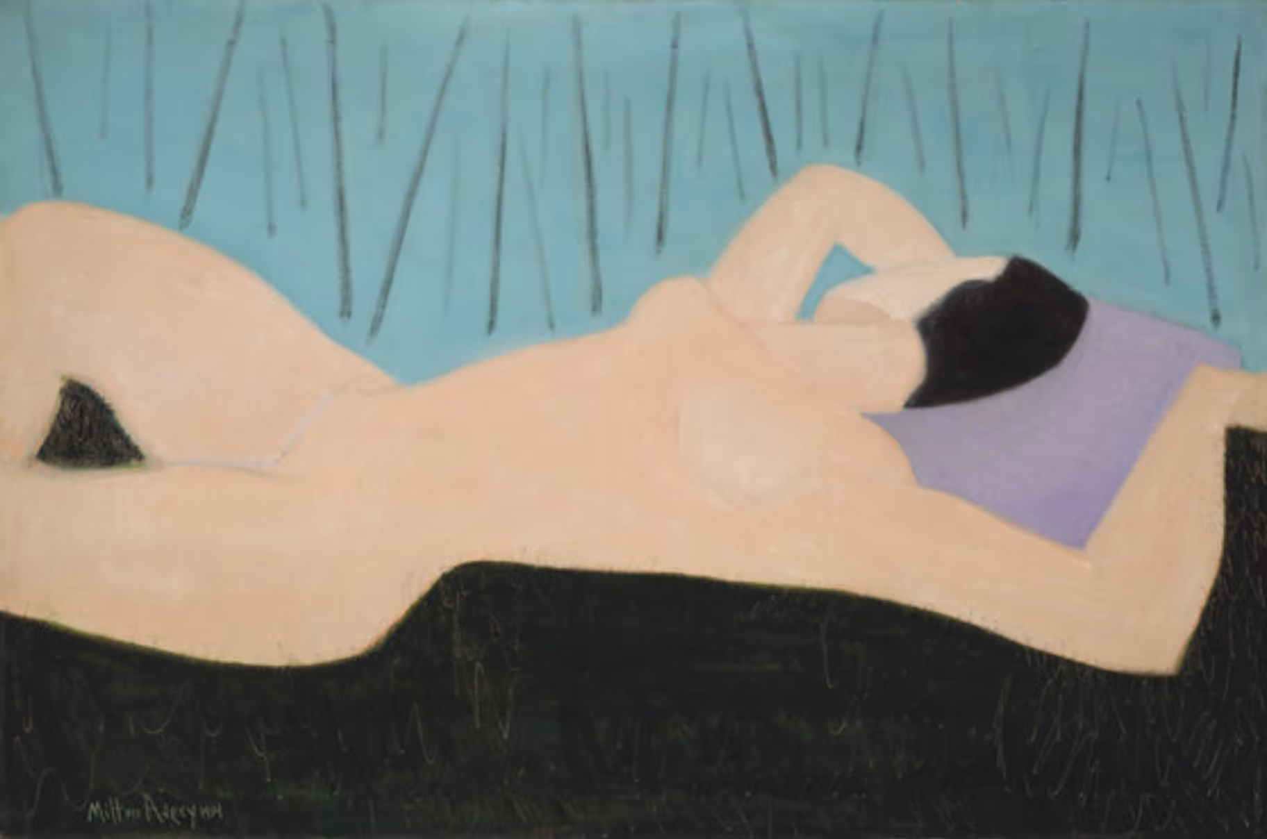 MILTON AVERY, 1954. OIL ON CANVAS.