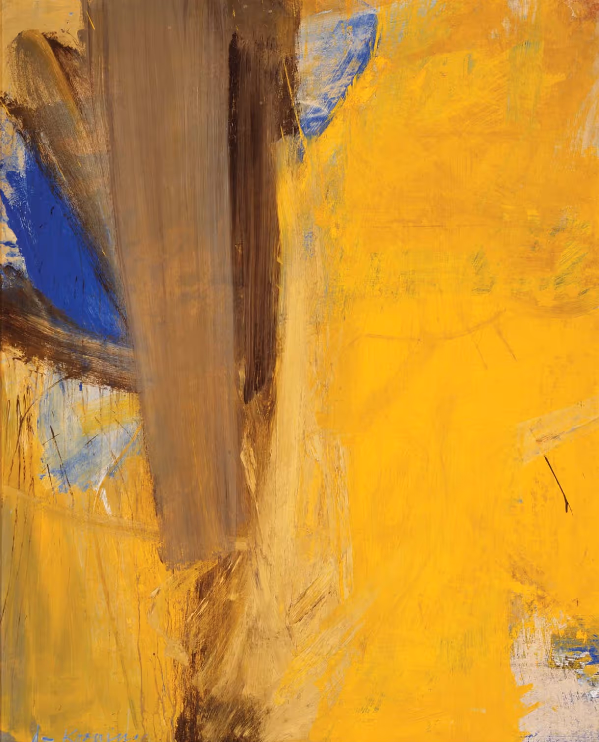 WILLEM DE KOONING, 1958. OIL AND COMBINED MEDIA ON PAPER.
