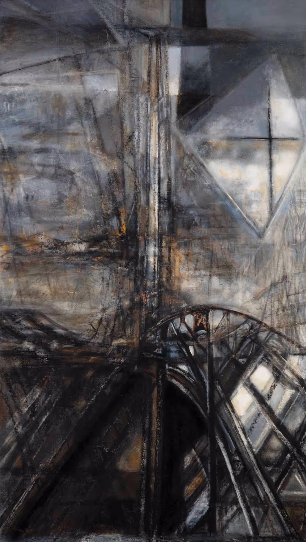 HEDDA STERNE, 1954. OIL ON CANVAS.