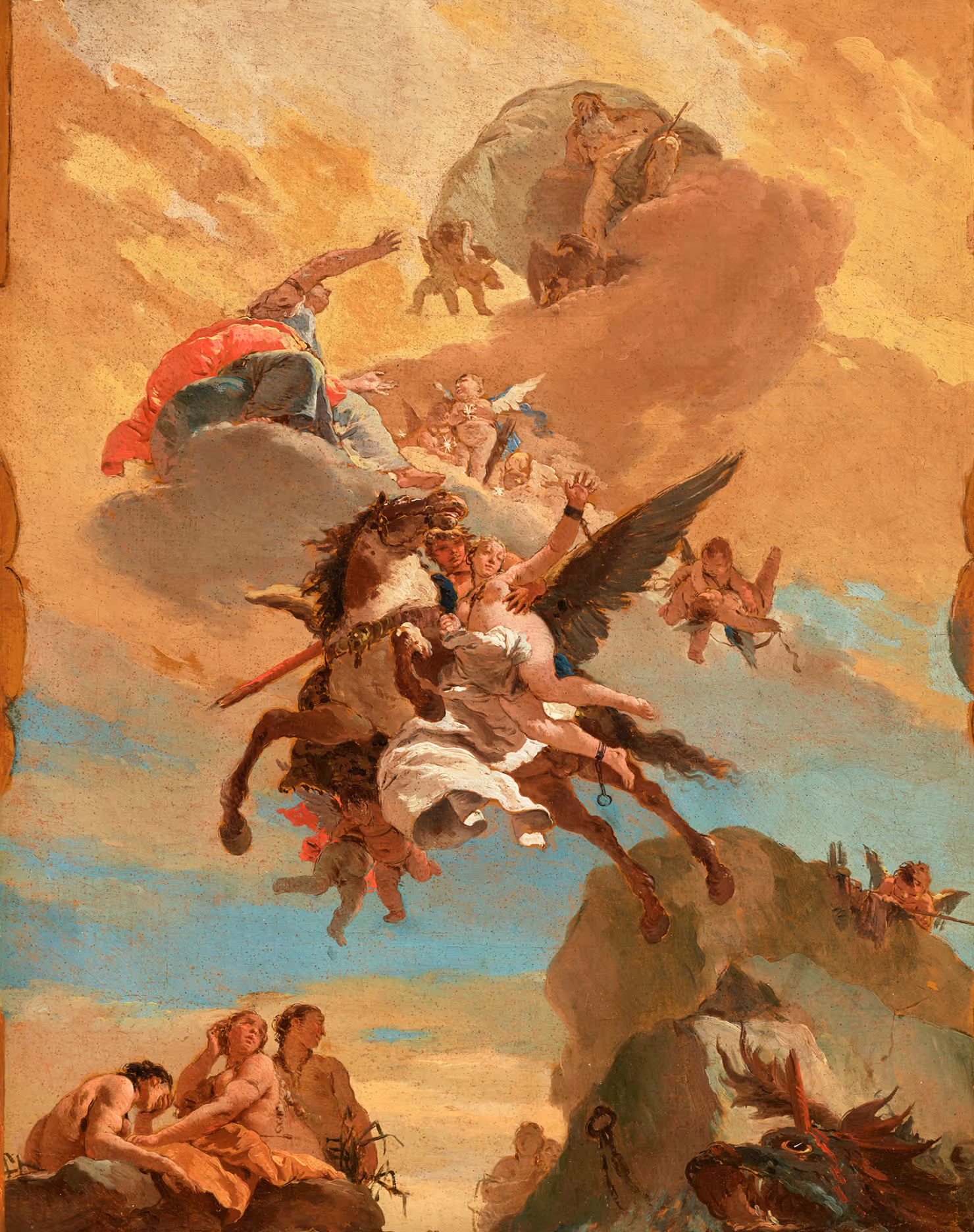 GIAMBATTISTA TIEPOLO, c.1730. OIL ON CANVAS.