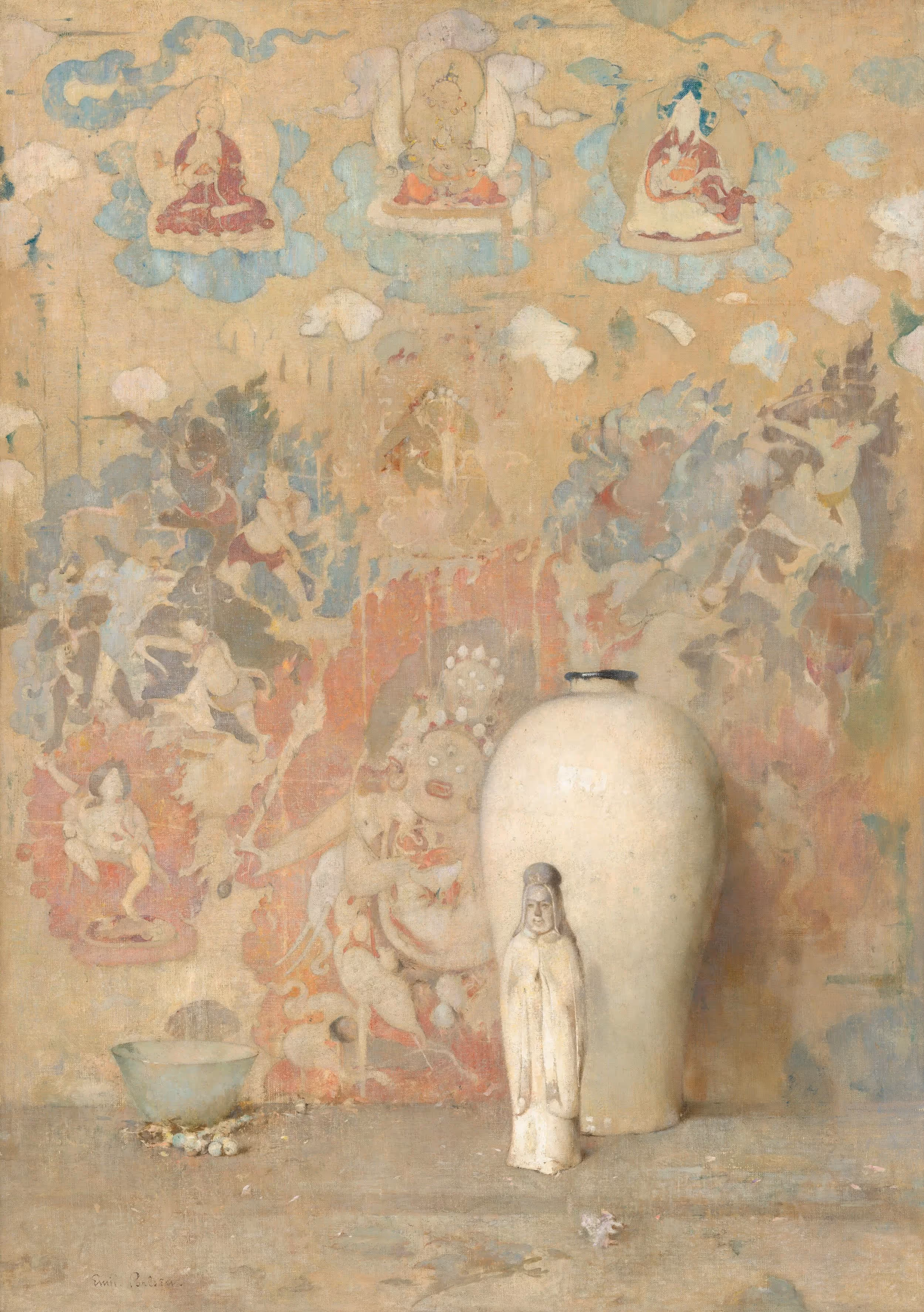 EMIL CARLSEN, c.1920. OIL ON CANVAS.