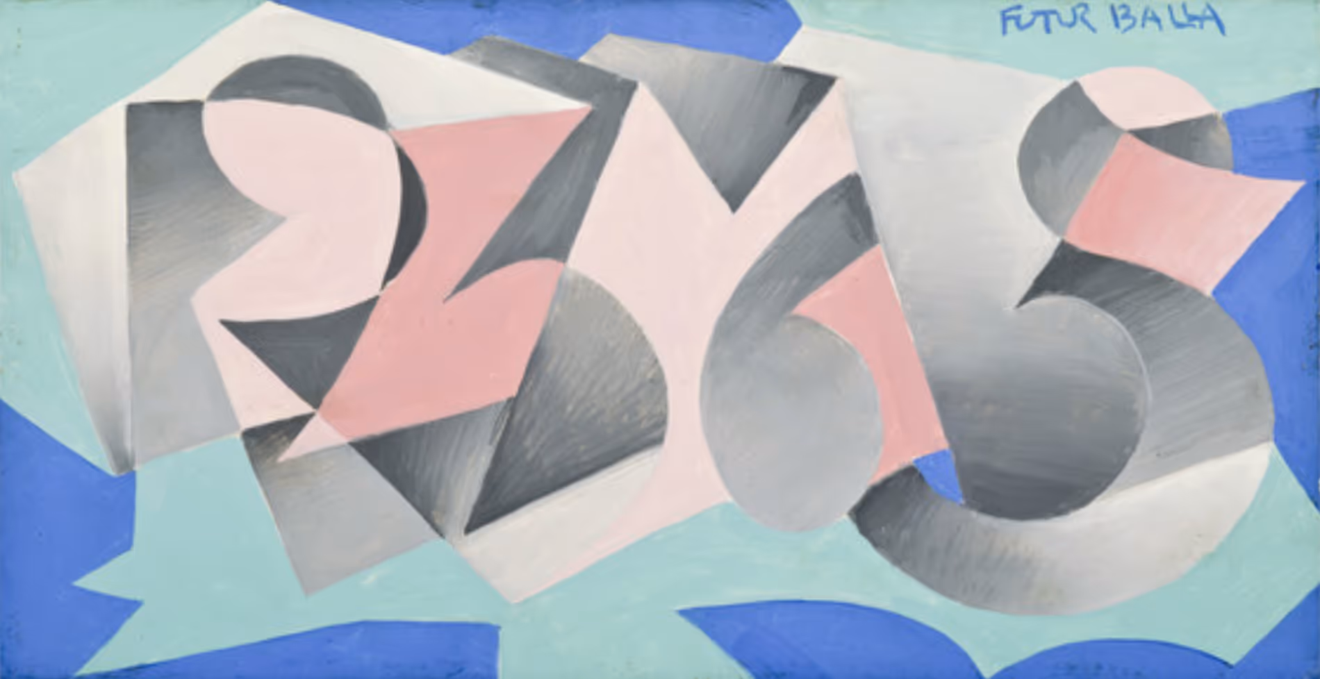GIACOMO BALLA, 1919. OIL ON CANVAS.