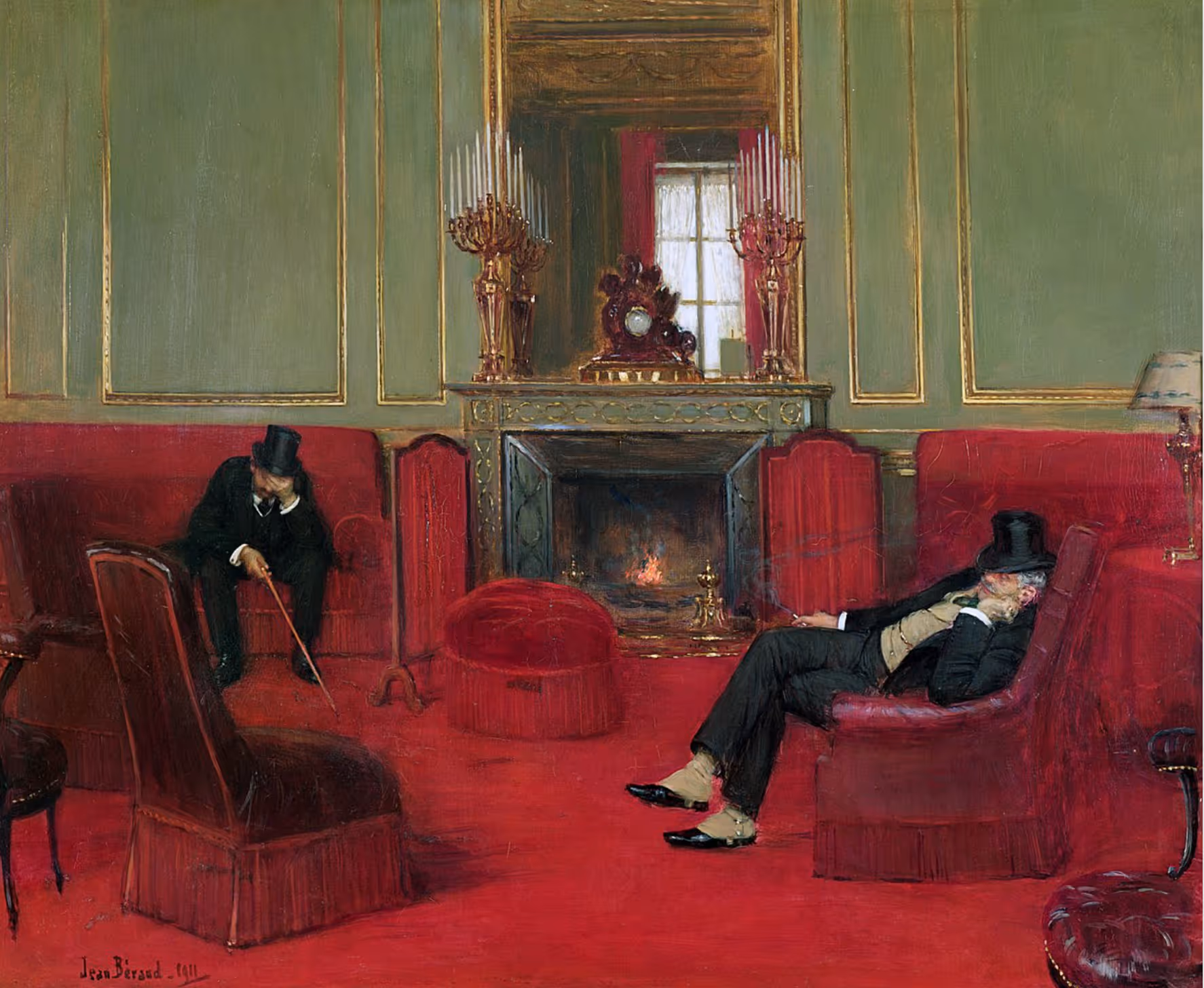 JEAN BÉRAUD, 1911. OIL ON CANVAS.