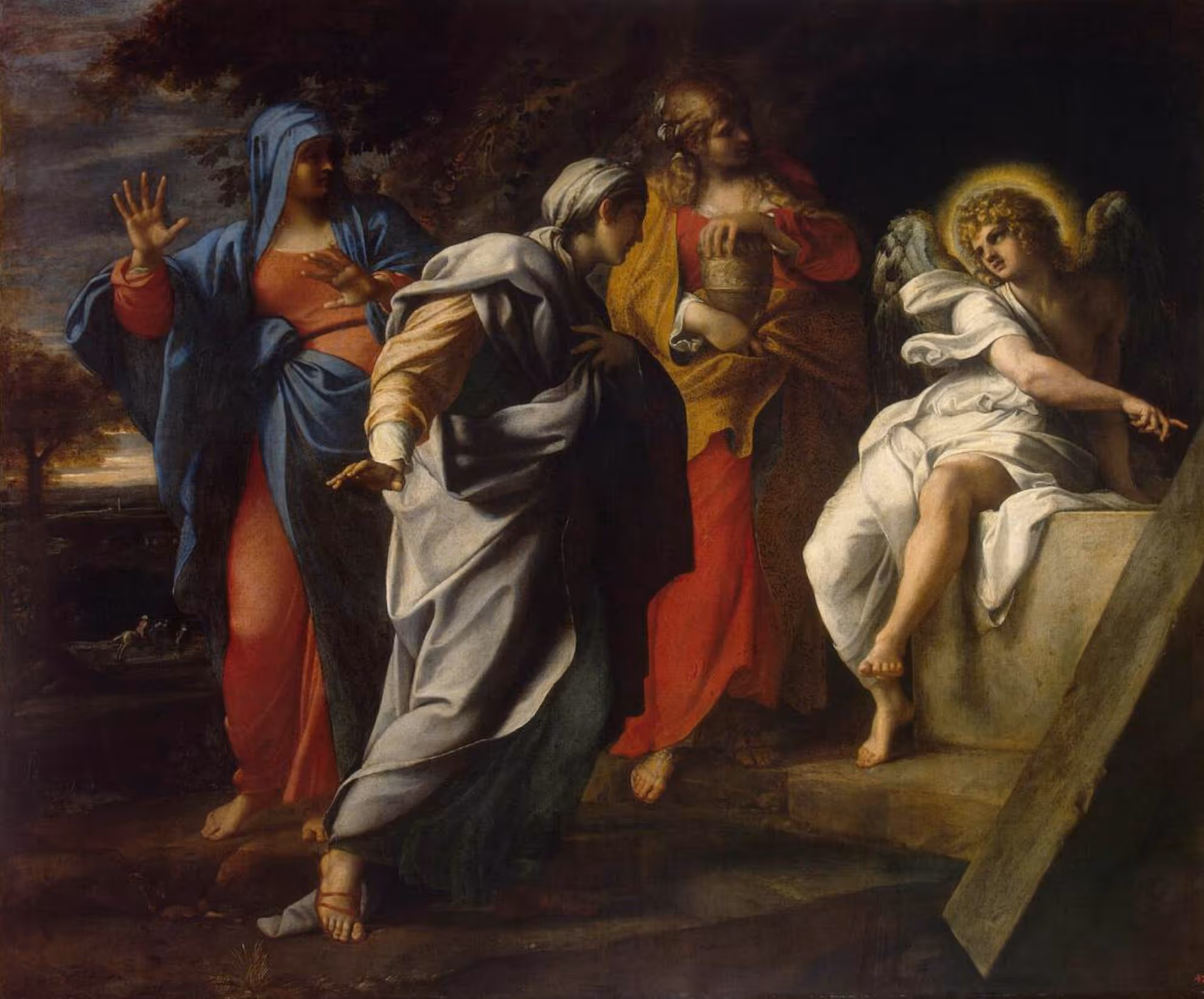 ANNIBALE CARRACCI, 1598. OIL ON CANVAS.