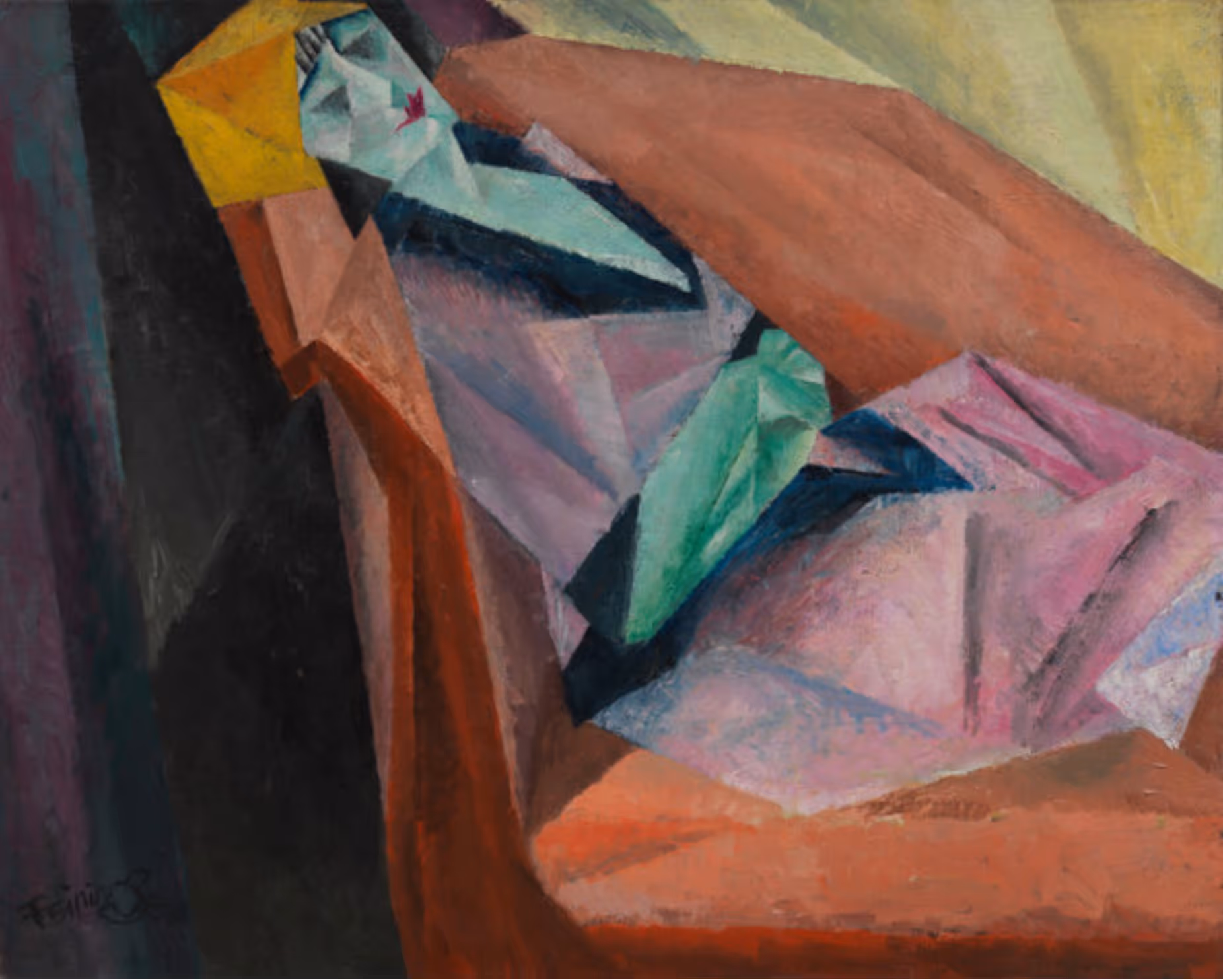LYONEL FEININGER, 1913. OIL ON CANVAS.