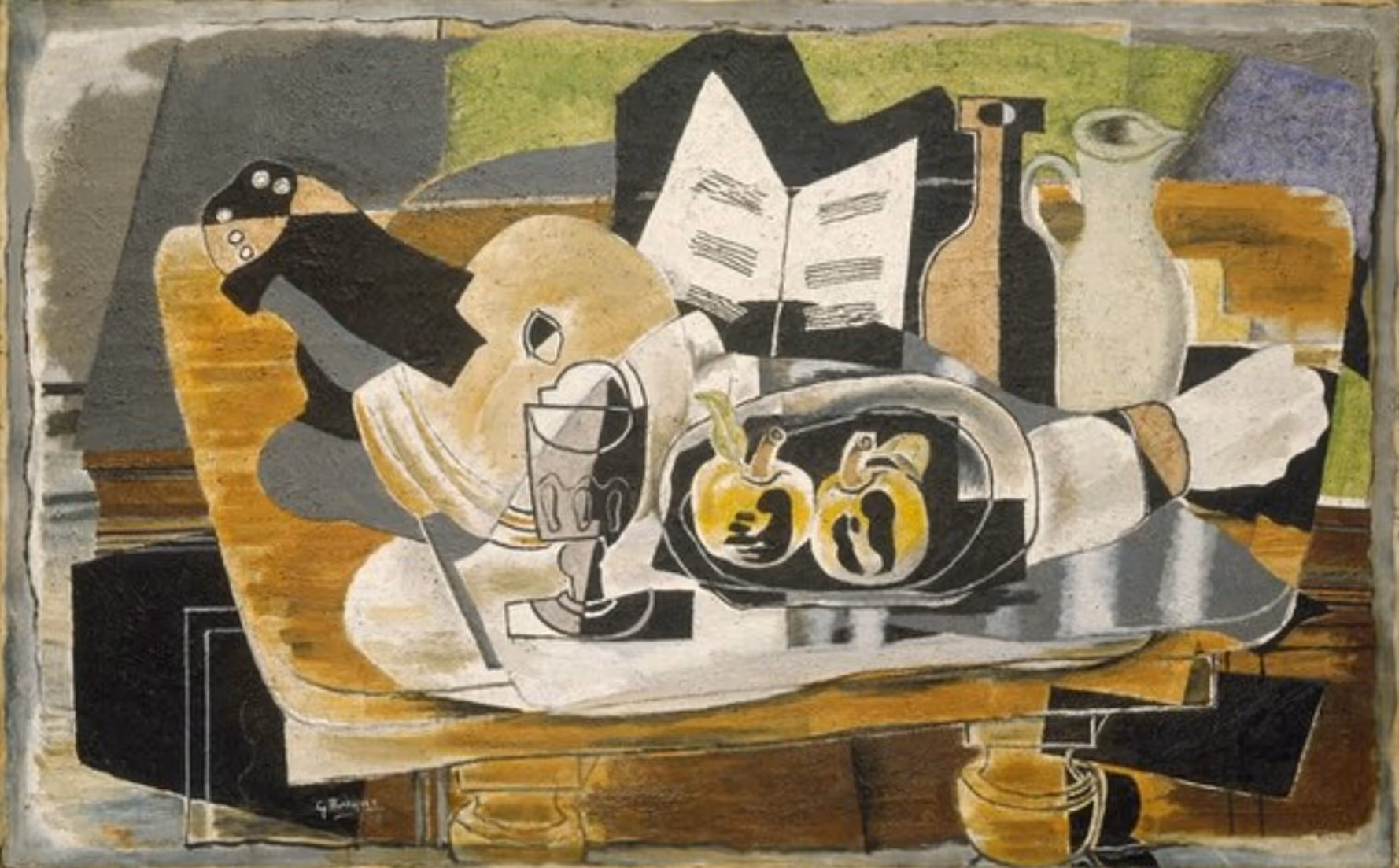 GEORGES BRAQUE, 1928. OIL ON CANVAS.